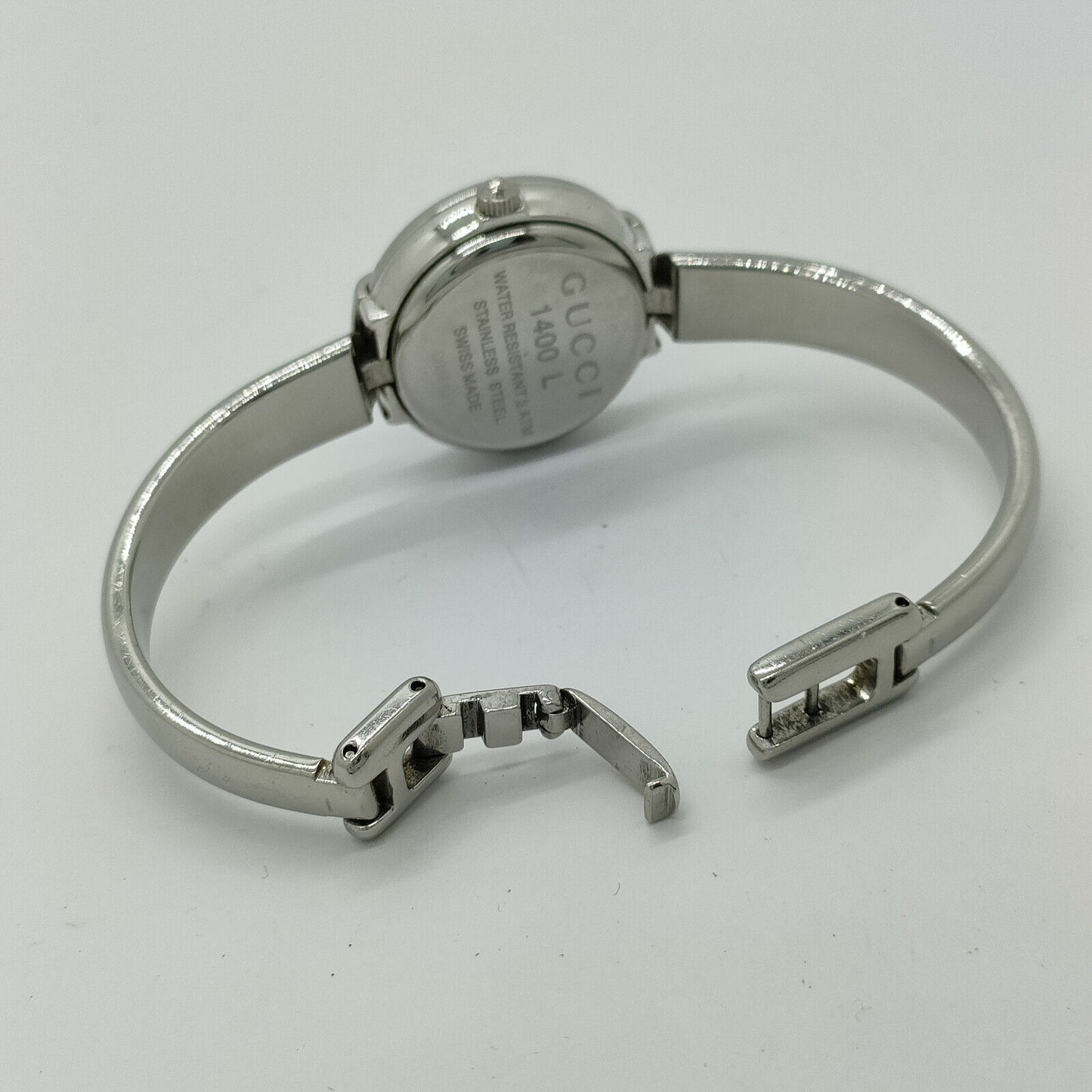 Gucci Watch 1400L 23mm Women's Black X Silver water resistance running WC62
