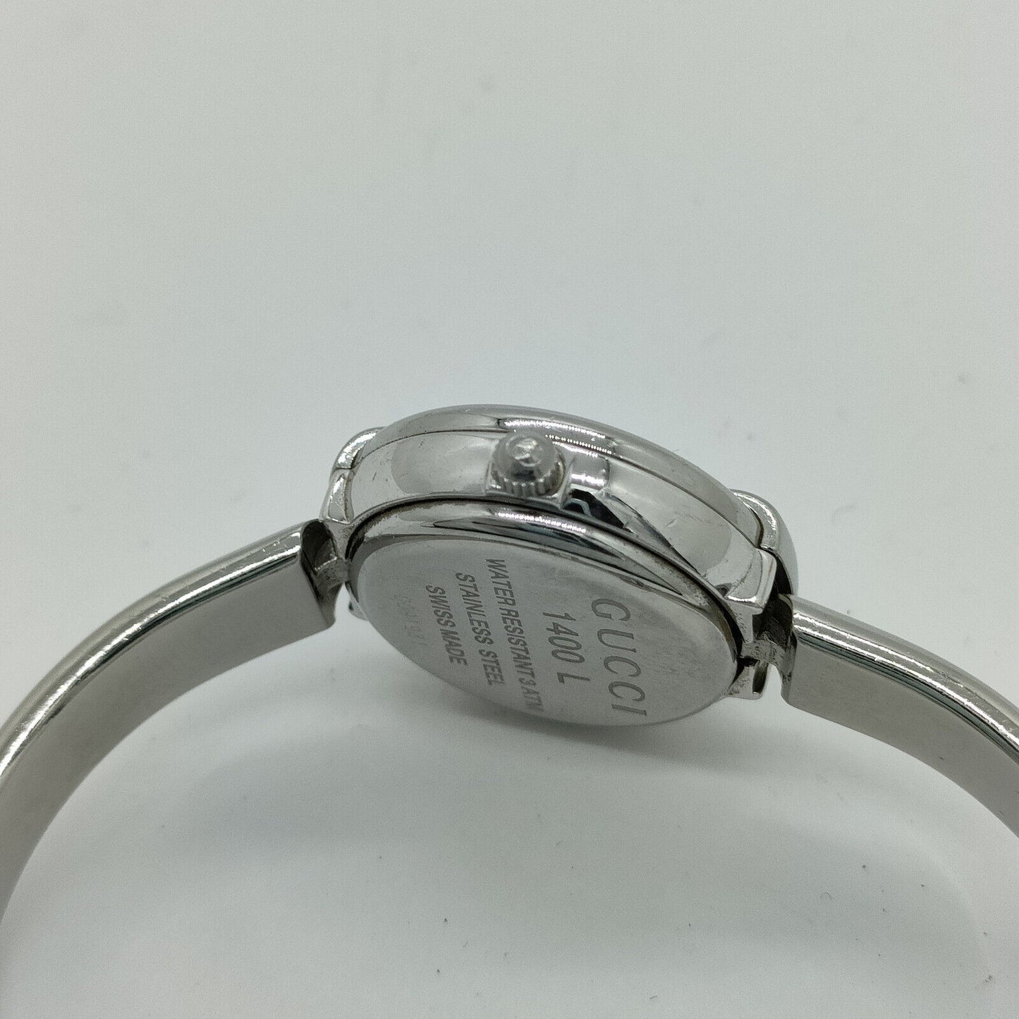 Gucci Watch 1400L 23mm Women's Black X Silver water resistance running WC62