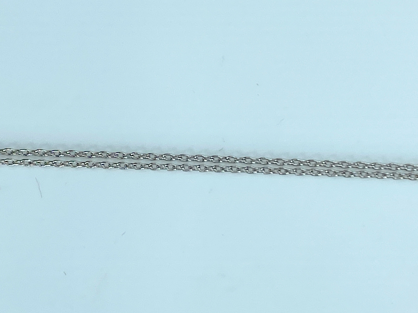 1.0ct Diamond Cross 18K white gold necklace 2.8g 15.75" JR8465