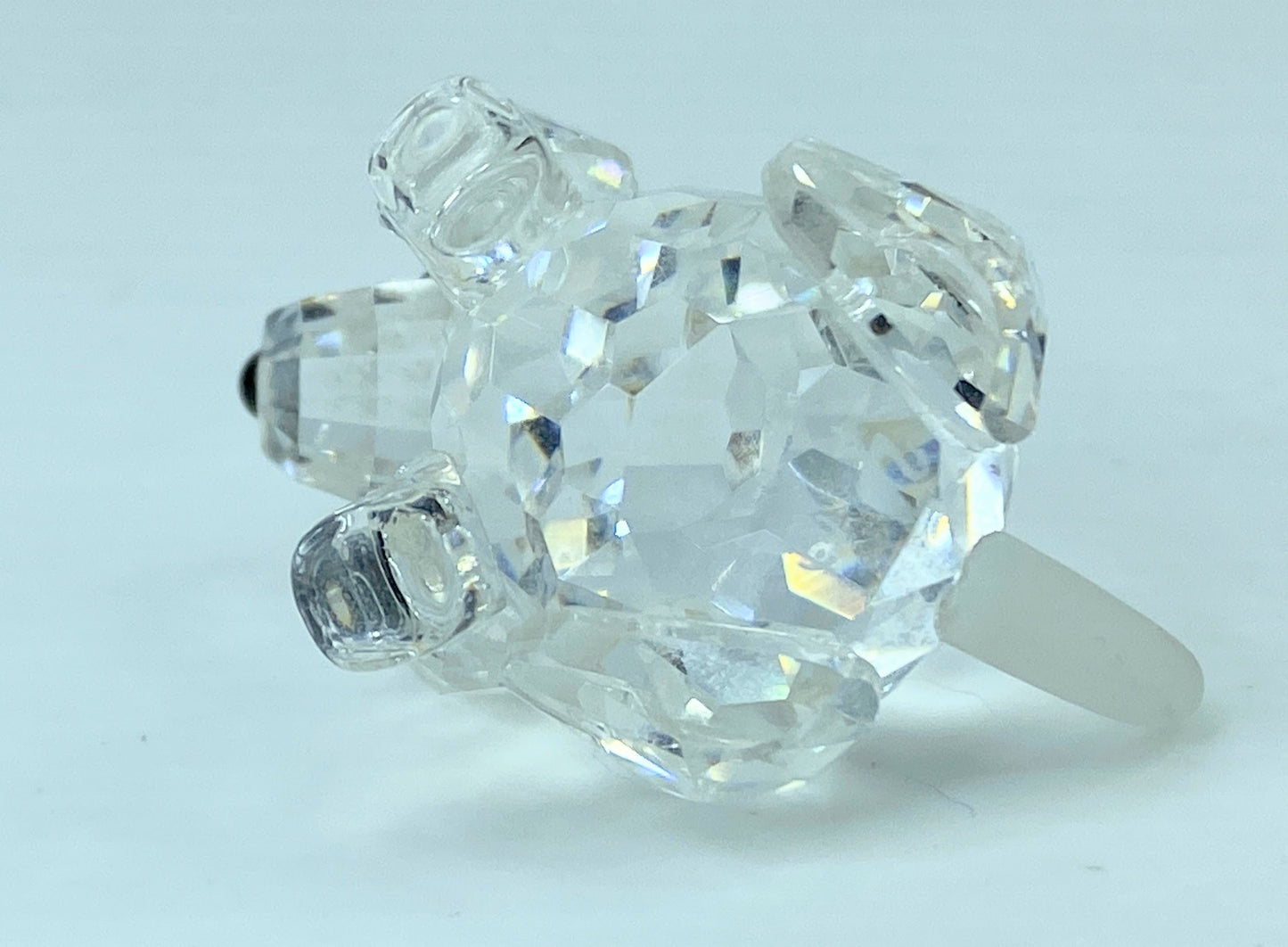 Swarovski Crystal Sitting Beagle black jet eyes 158418 S175