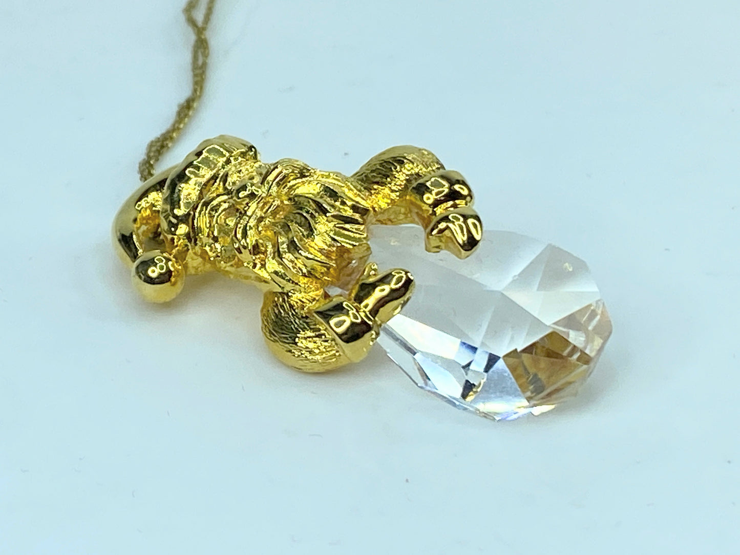 Swarovski crystal Strass collection of Santa Claus pendant & chain in box S162