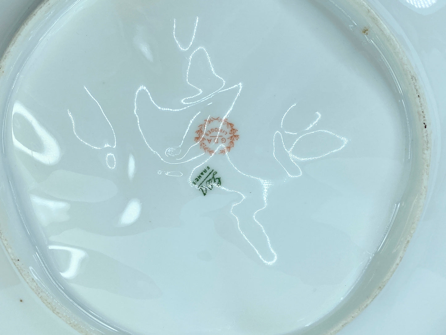 GDA Haviland Limoges 5 Well Hand Painted Porcelain Rosebud Flowers & Gold A430