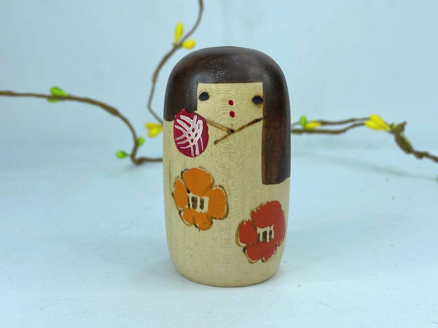 Japanese Creative Kokeshi doll by Isamu Yamakawa "Miniature Sosaku series" A224