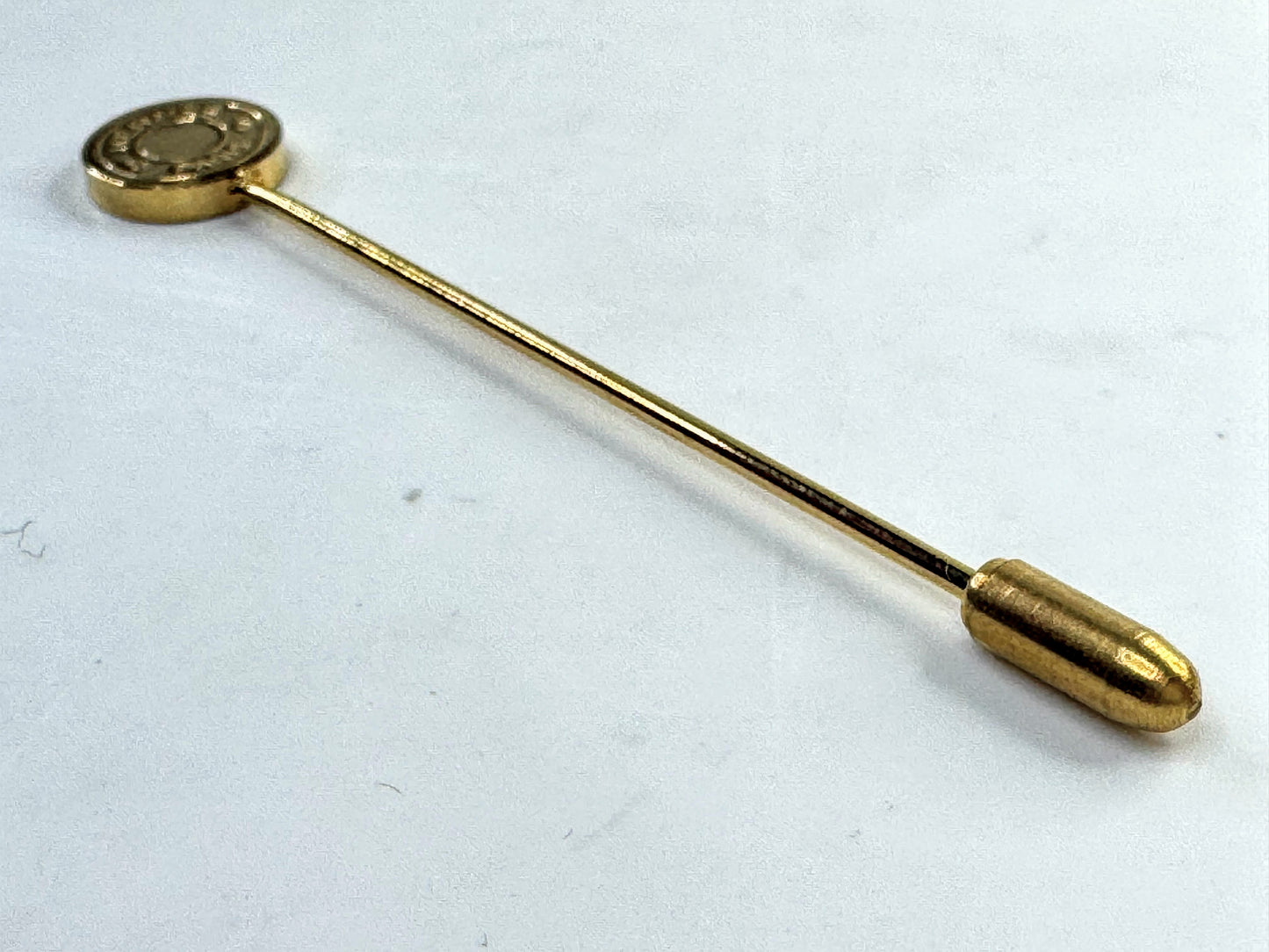 Vintage Hermès Gold Clou de Selle Stick Pin GS809