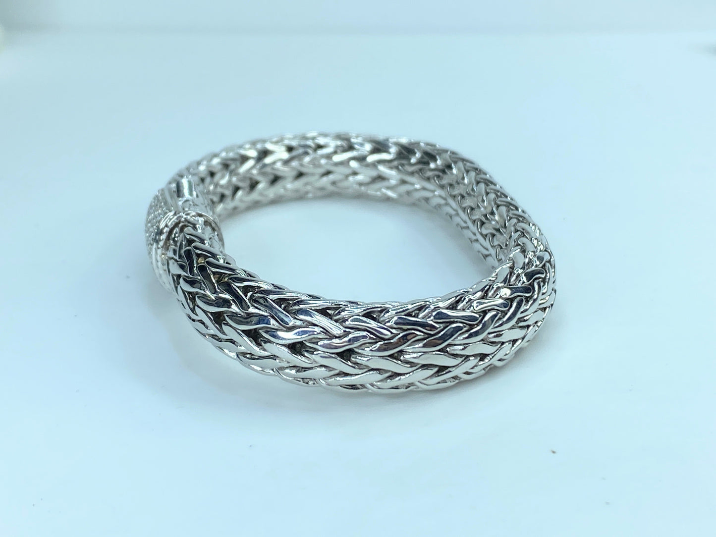 JOHN HARDY Classic Chain 11.5mm Pave Diamond 0.62ctw bracelet