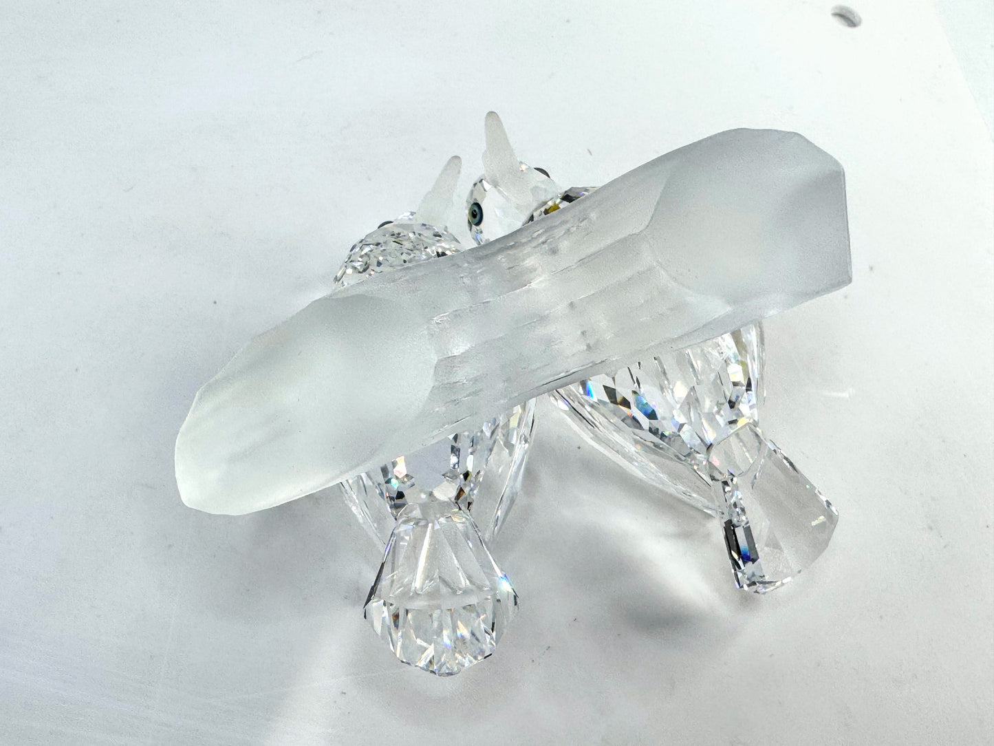 Swarovski Crystal "Turtledoves Amour" Figurine 1989 Retired Mint COA S287