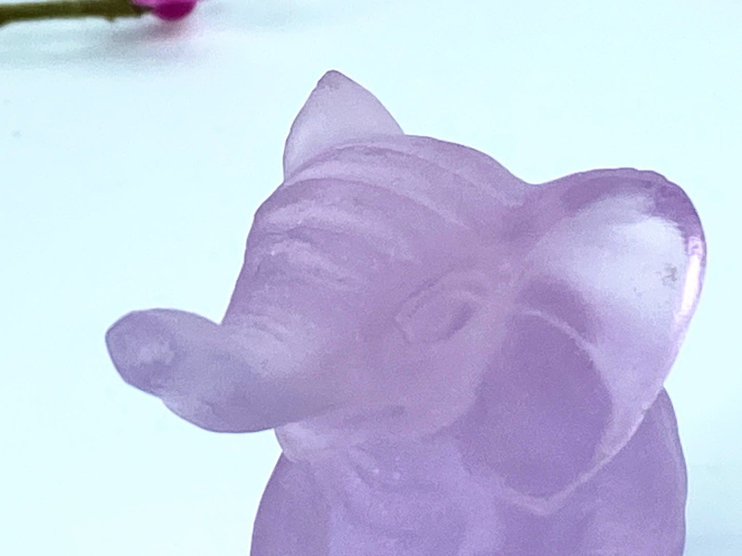 Daum - Crystal Mini Elephant in Pink 7cm