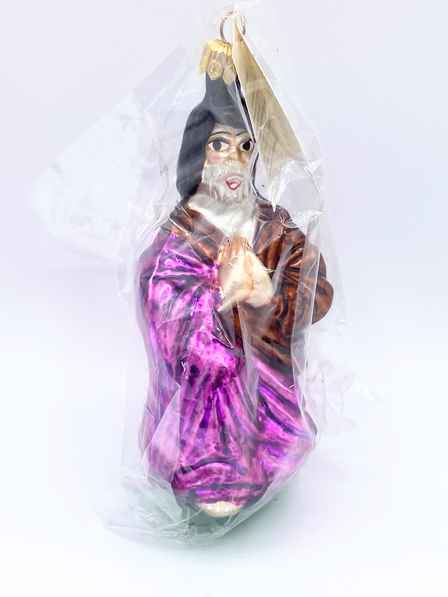 Christopher Radko Holy Family Glass Christmas Ornament Set of three c1996 XN52