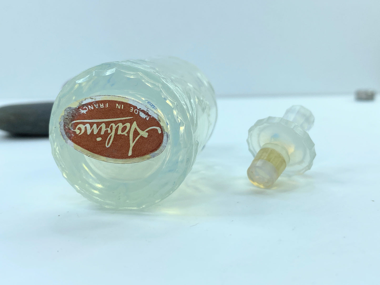 French Maurius Sabino Opalescent Scent Perfume Bottle Nude Women Signed c 1925