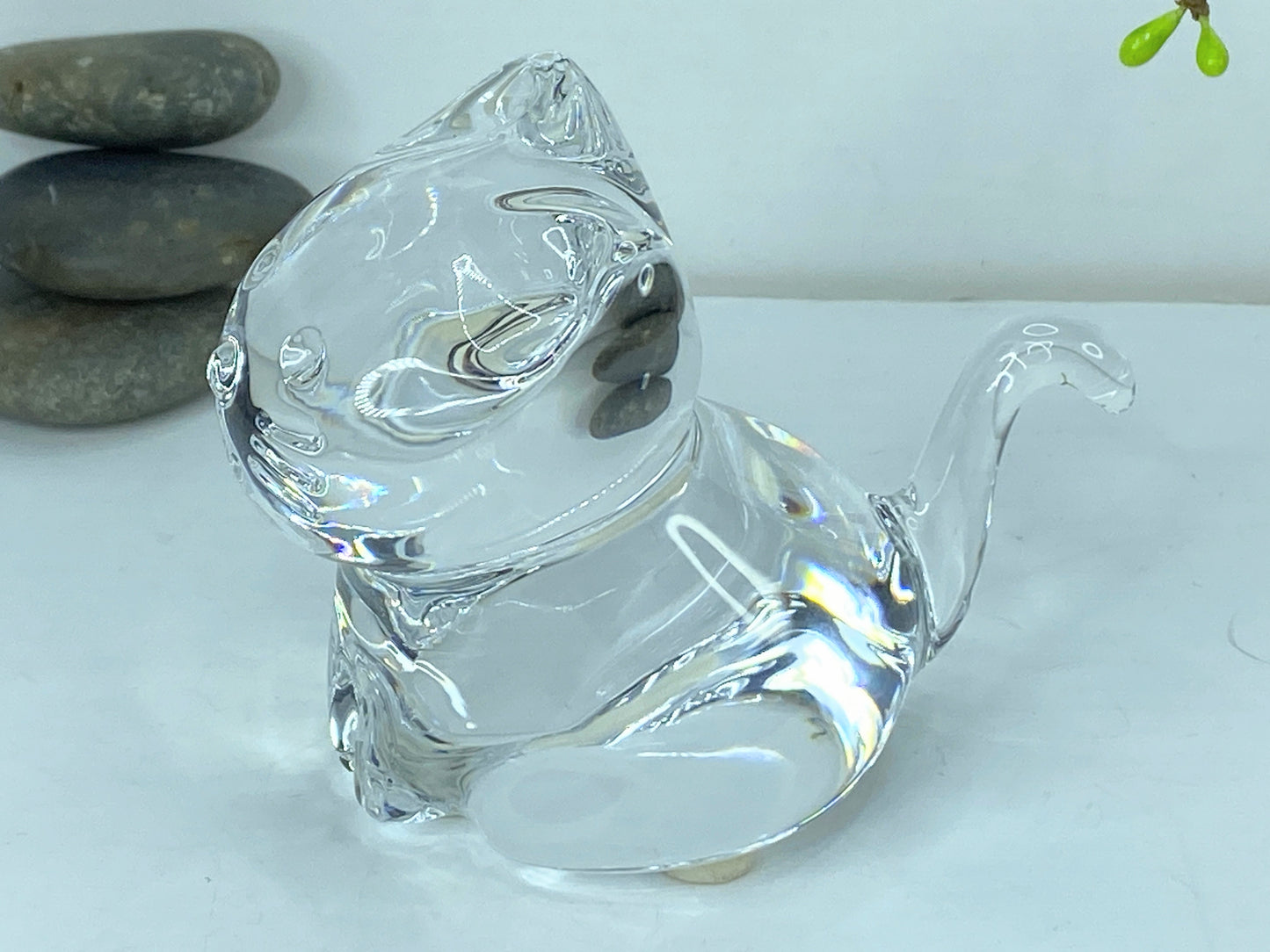 BACCARAT France Minimals Kitty sitting figurine