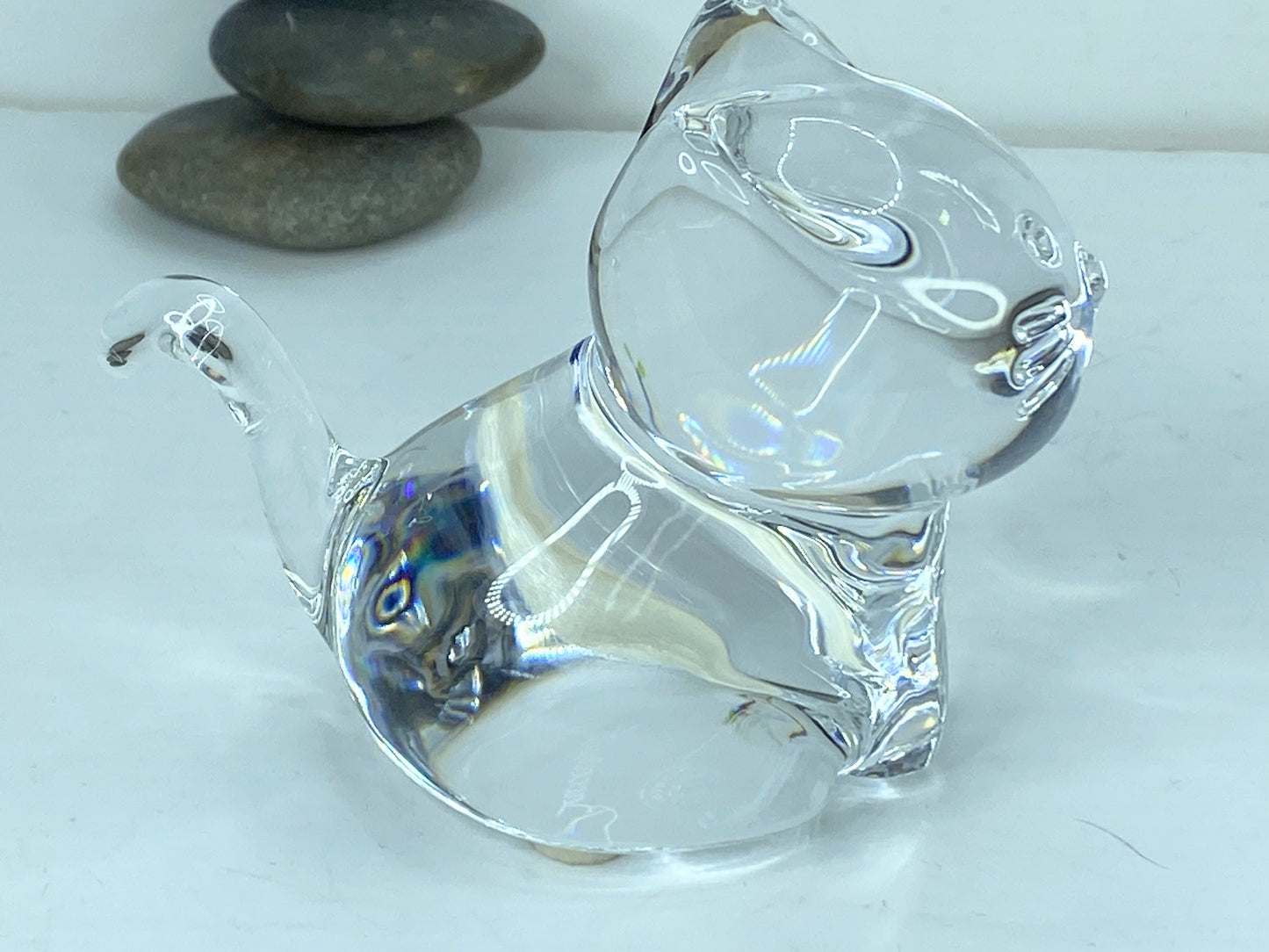 BACCARAT France Minimals Kitty sitting figurine