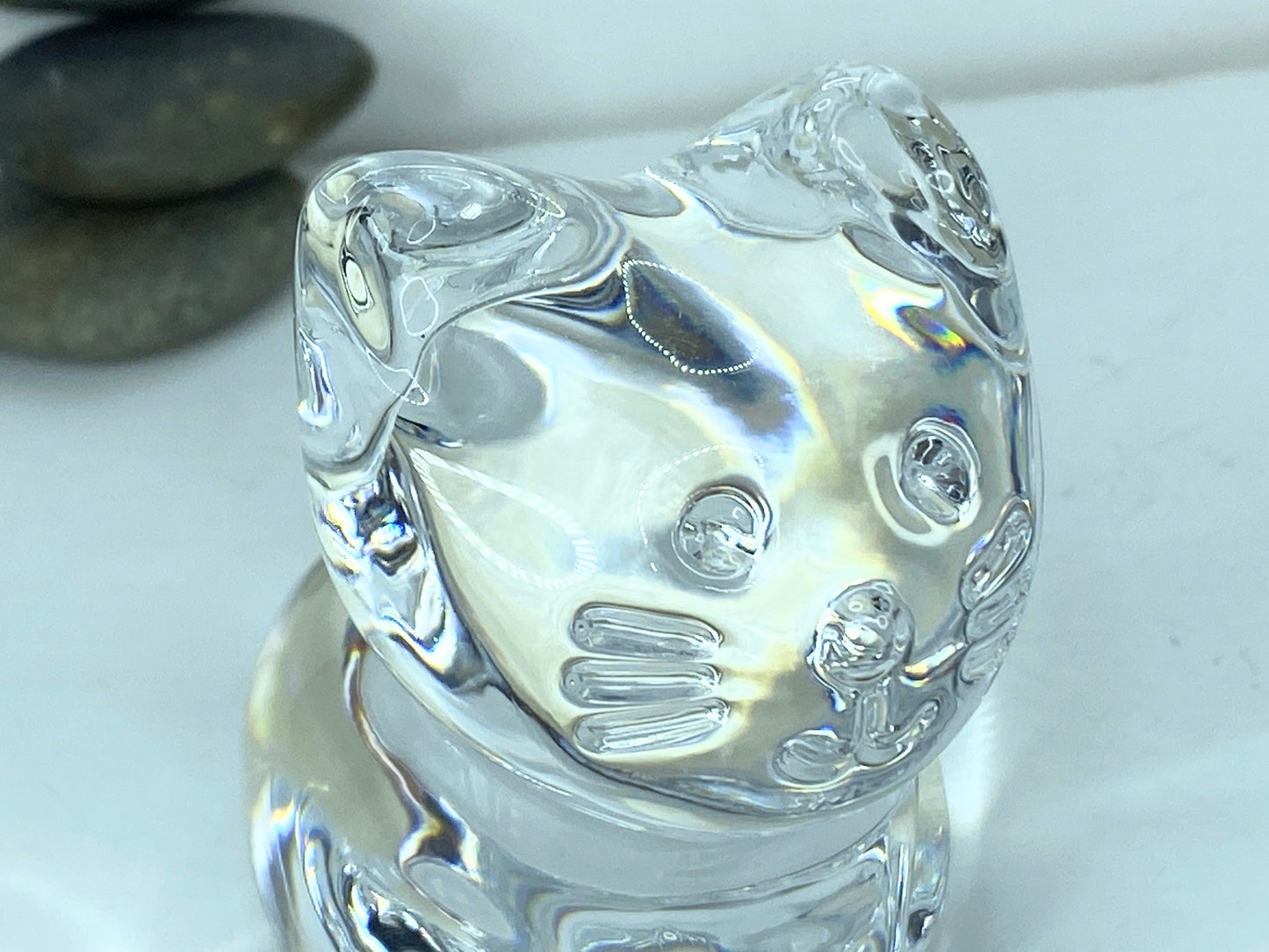 BACCARAT France Minimals Kitty sitting figurine