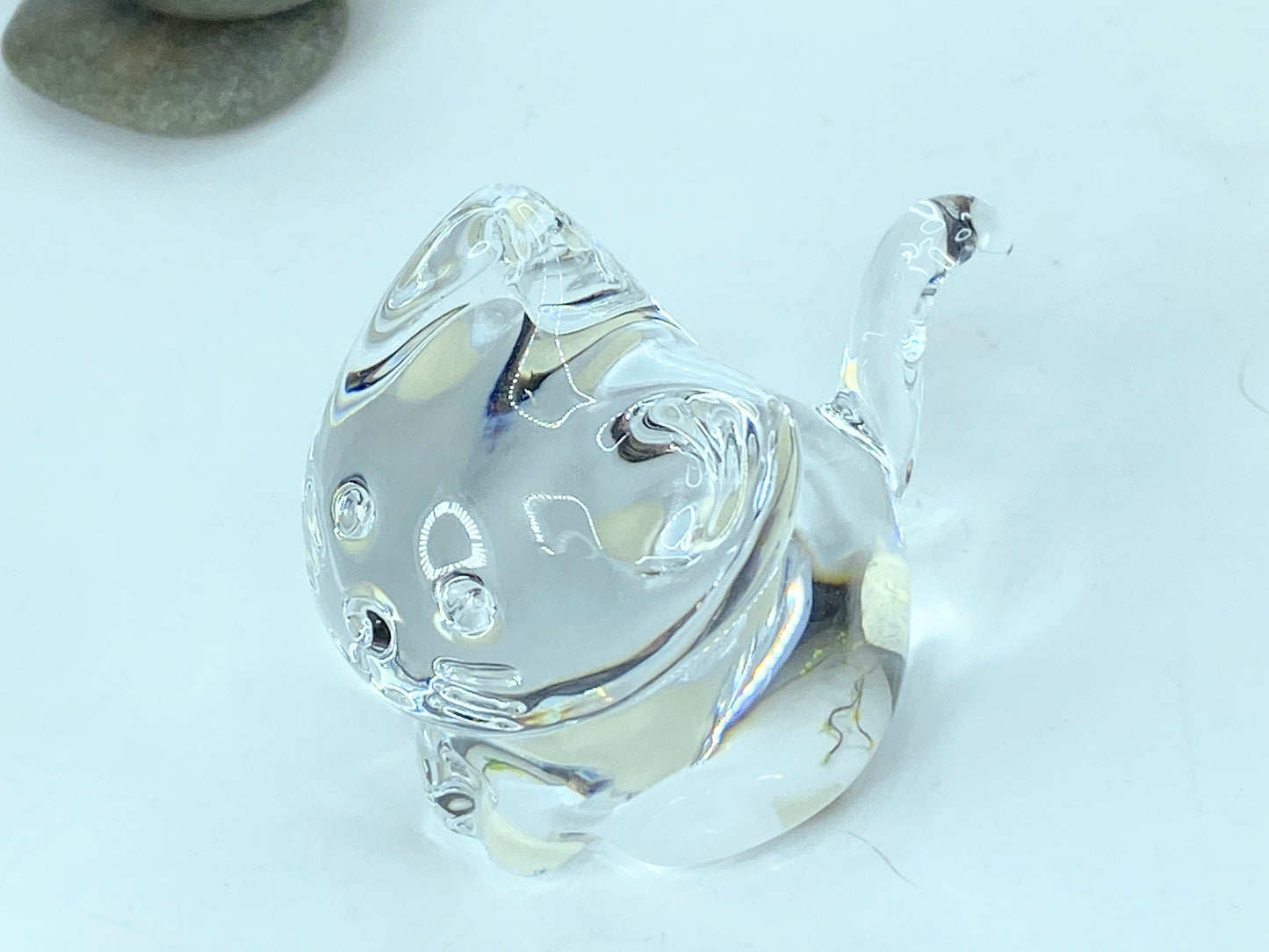 BACCARAT France Minimals Kitty sitting figurine