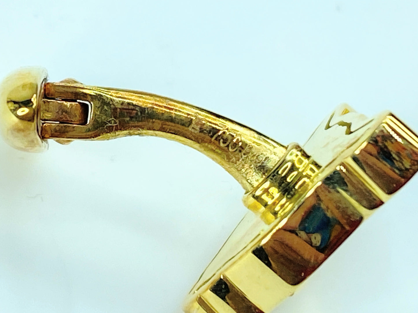 Vintage Carrera y Carrera 18K Yellow Gold Leopard Head Cufflinks JR1079