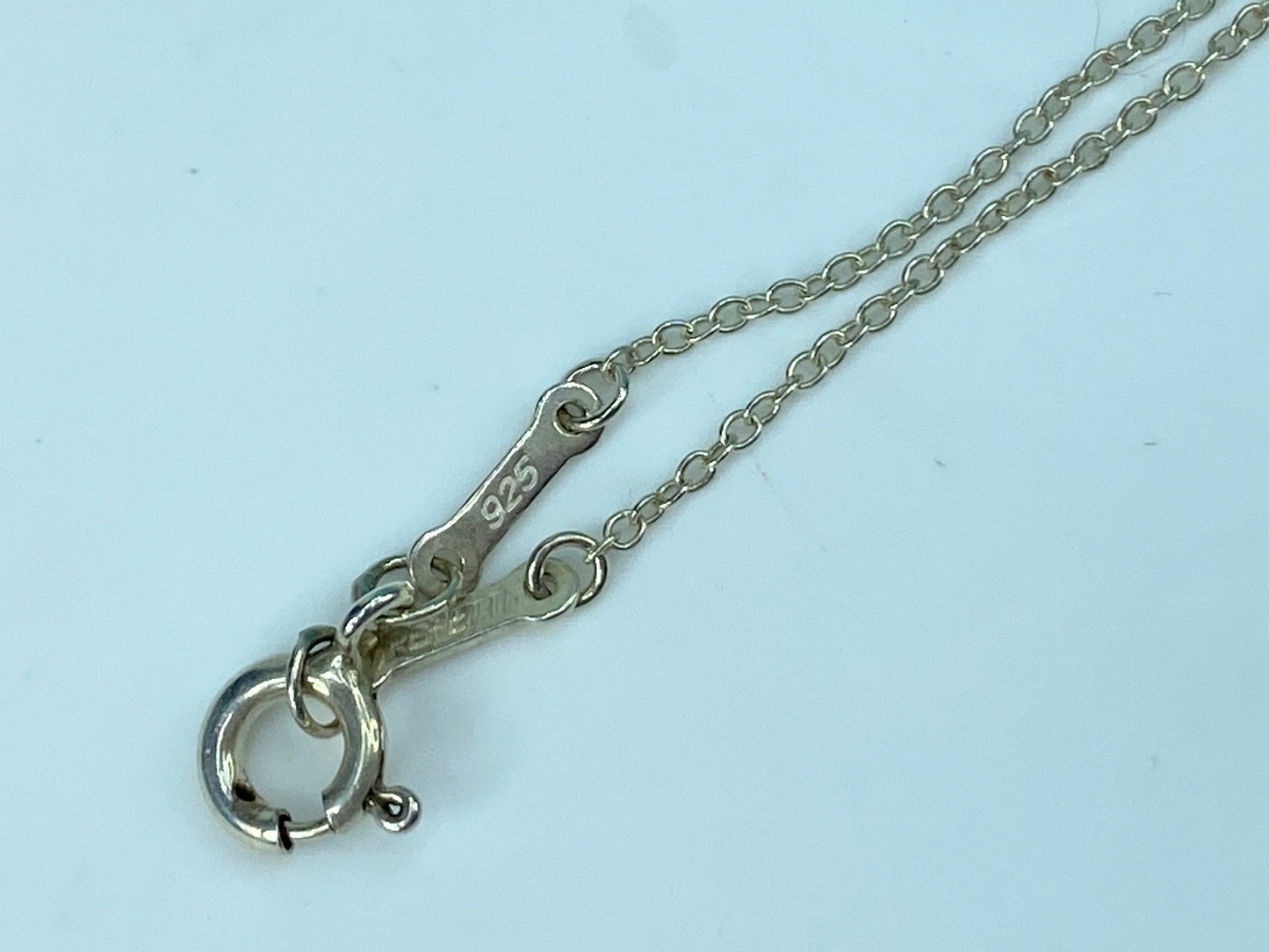 Tiffany & Co Elsa Peretti Sterling Silver 925 Full Heart Pendant Necklace JR325