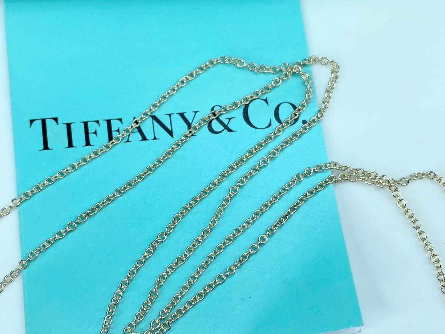 Tiffany & Co Sterling Silver Atlas Circle Necklace sterling 925 6.1g JR330