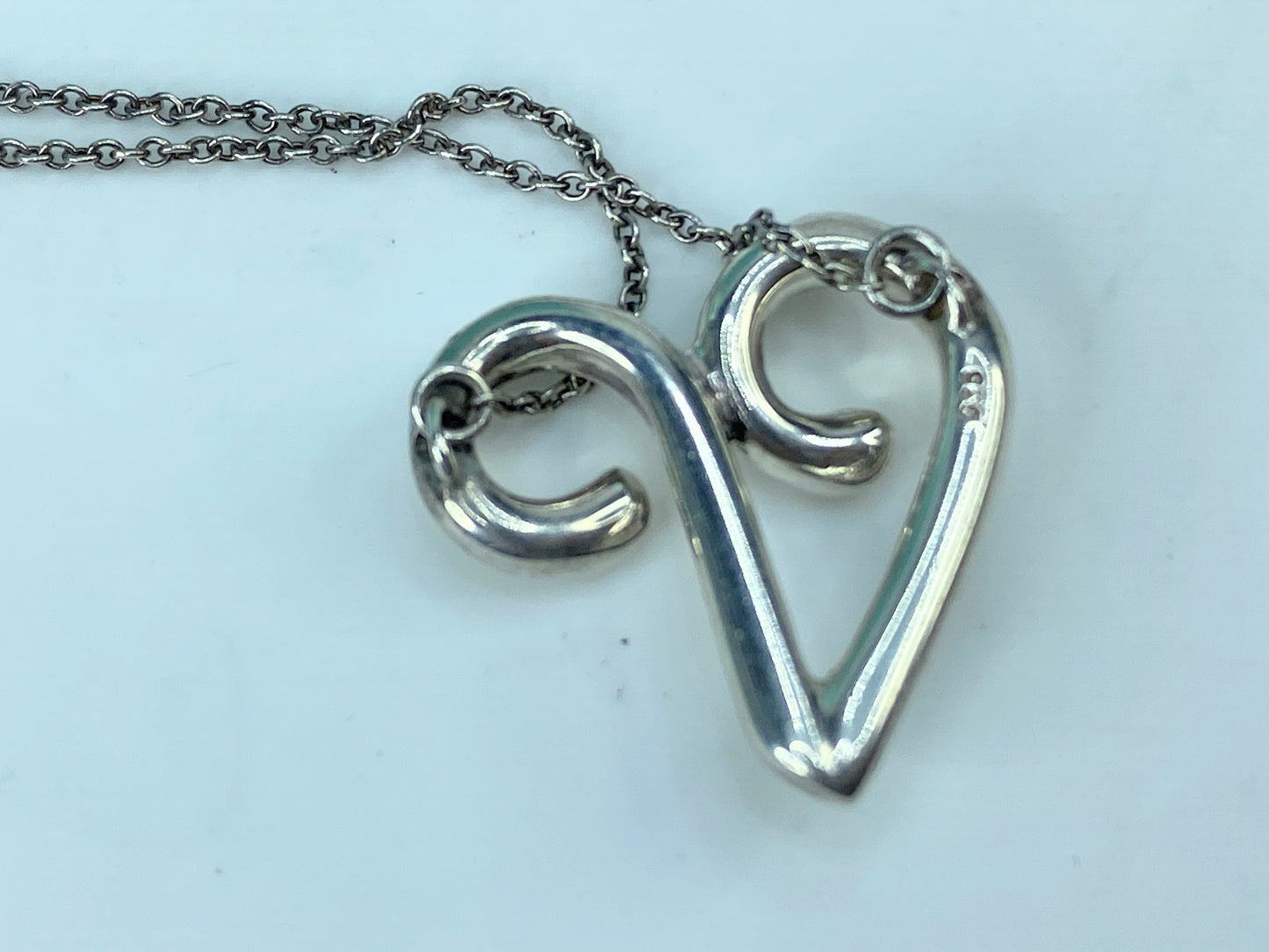 Tiffany & Co. Paloma Picasso Zodiac Aries Necklace Sterling Silver 925 JR332