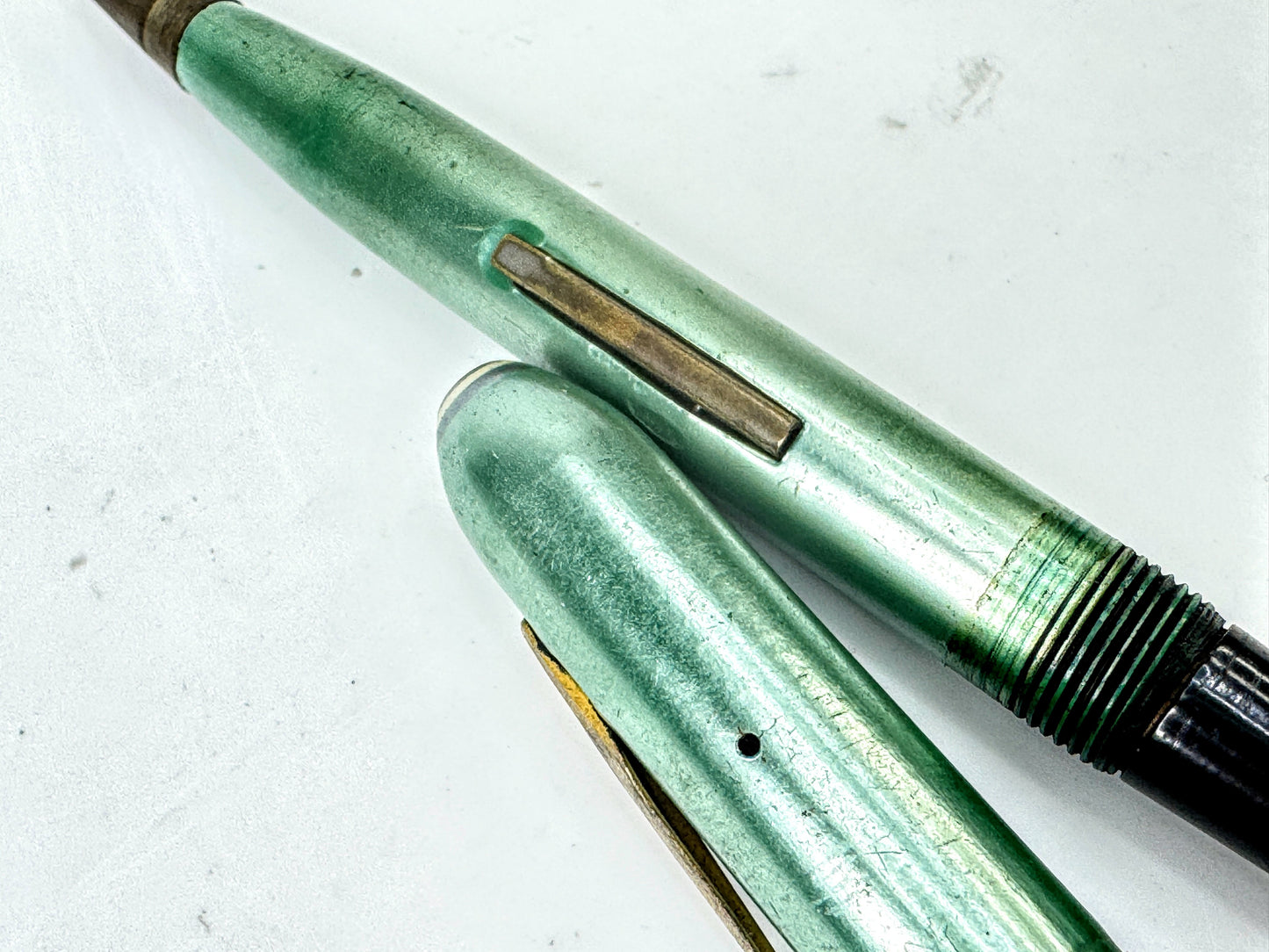 Vintage Sterling Silver Fountain Pen and Mechanical Pencil Set SS405