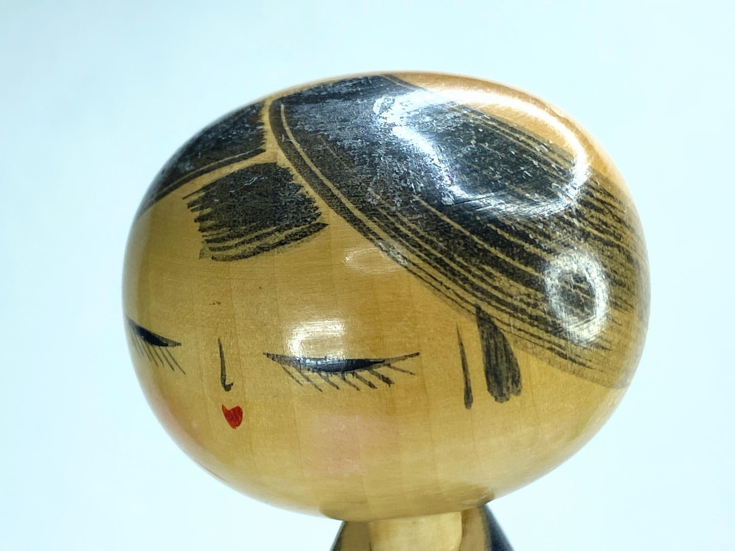 10" tall Japanese Kokeshi Doll "Semishigure" Moon Shadow by SUIGAI SATO A189