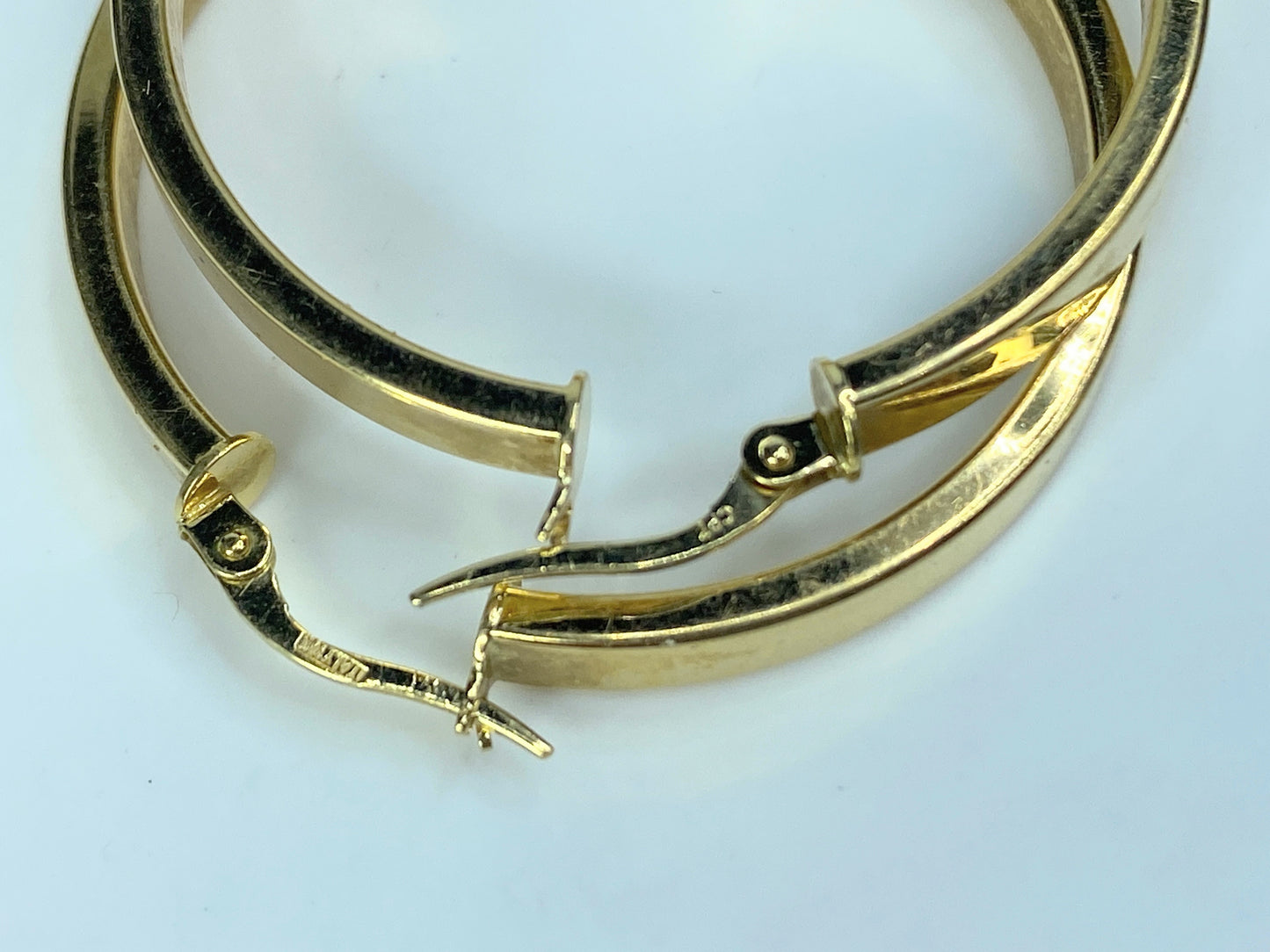 14K yellow gold Box link necklace 18.0"1.1 g JR 259 JR9220