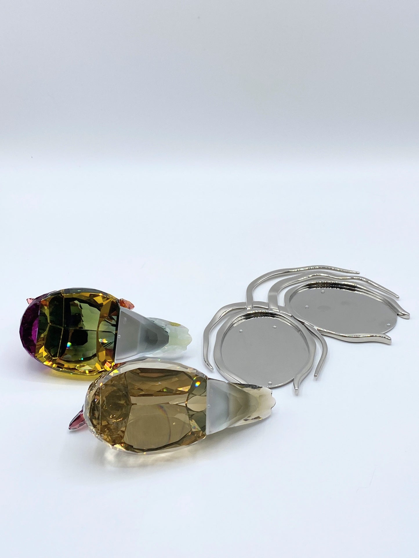 Swarovski Mandarin Ducks, Topaz Crystal by Dominic Schopf in Original Box S92