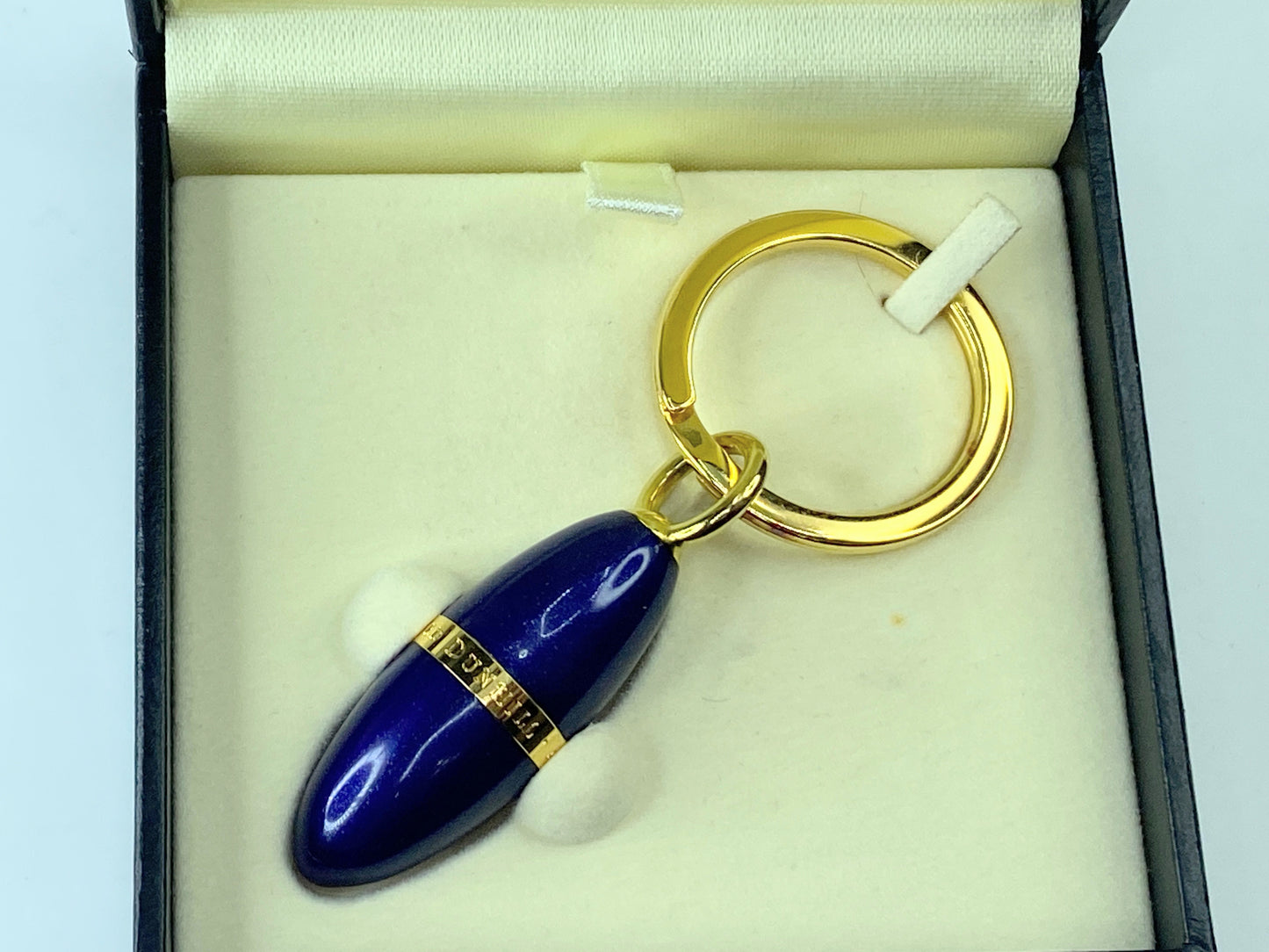 Rare Alfred Dunhill Key Ring/Keychain in original box GS412