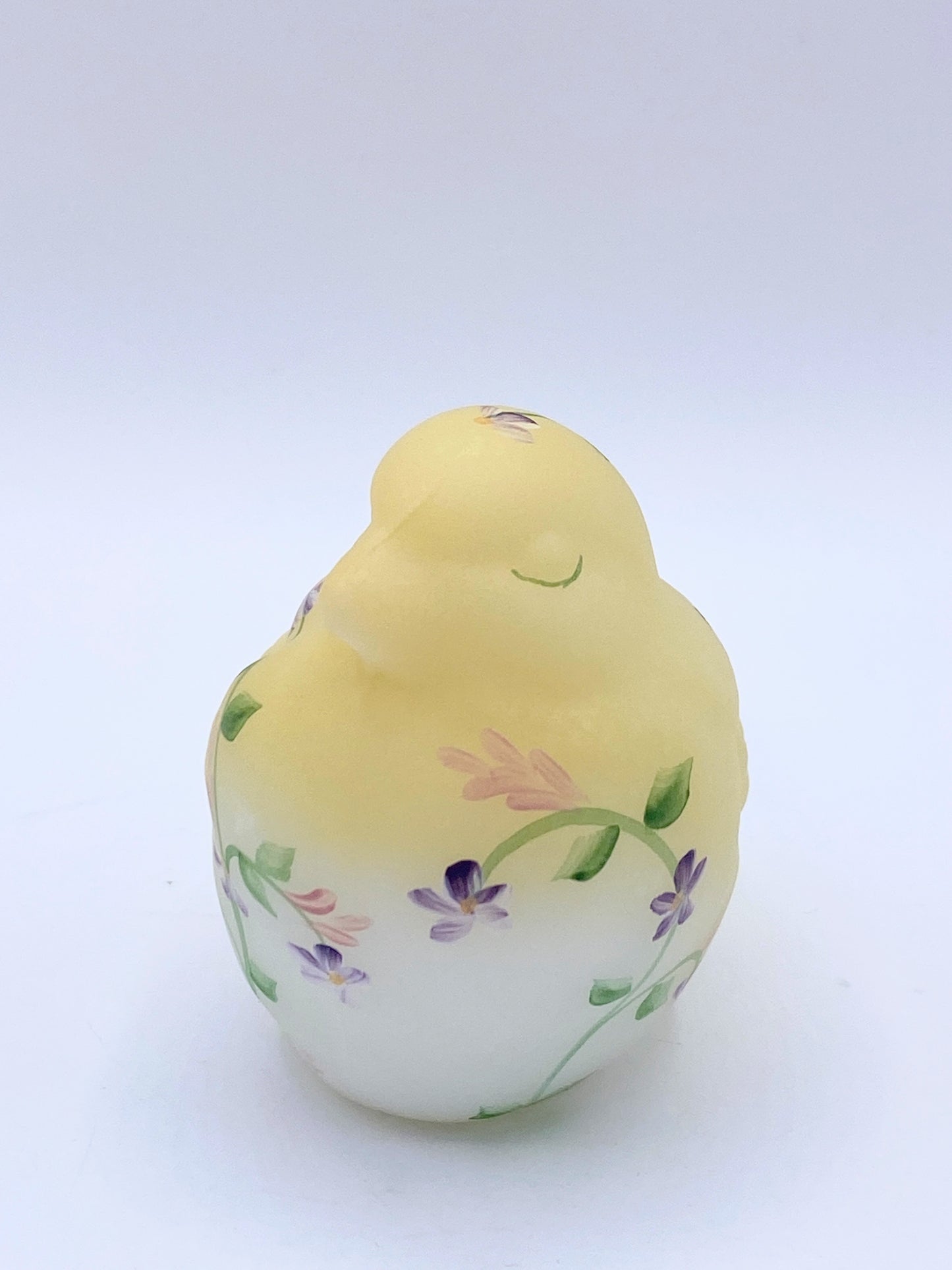 Fenton White Opal Satin HP SongBird Qvc Exclusives by Pam Fleak discontinue A273