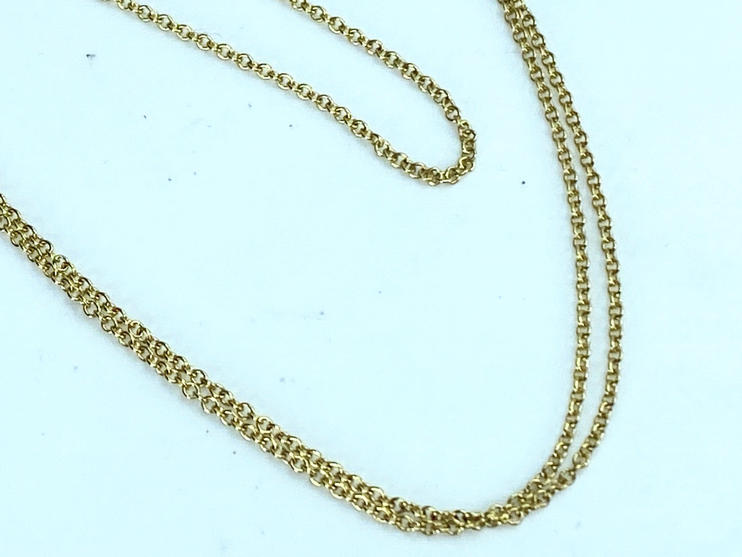 Tiffany & Co. 18K Elsa Peretti yellow gold necklace 18" JR9161