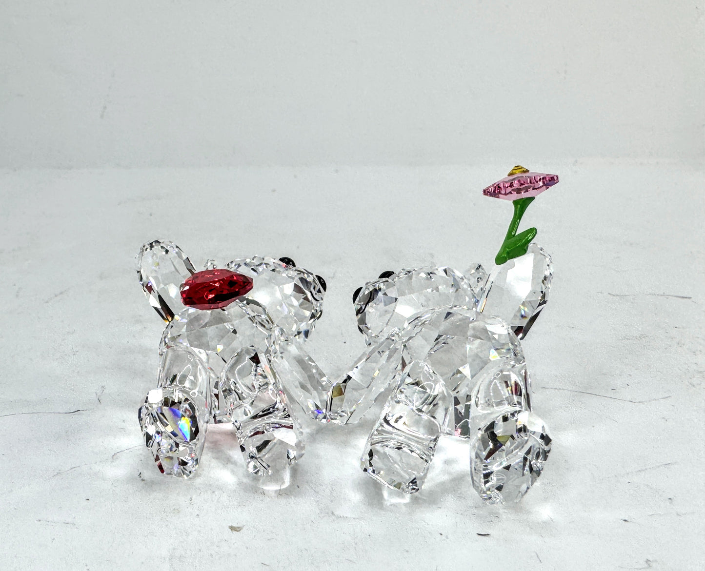 Swarovski Crystal Kris Bears Happy Together Figurine Set new in box S293