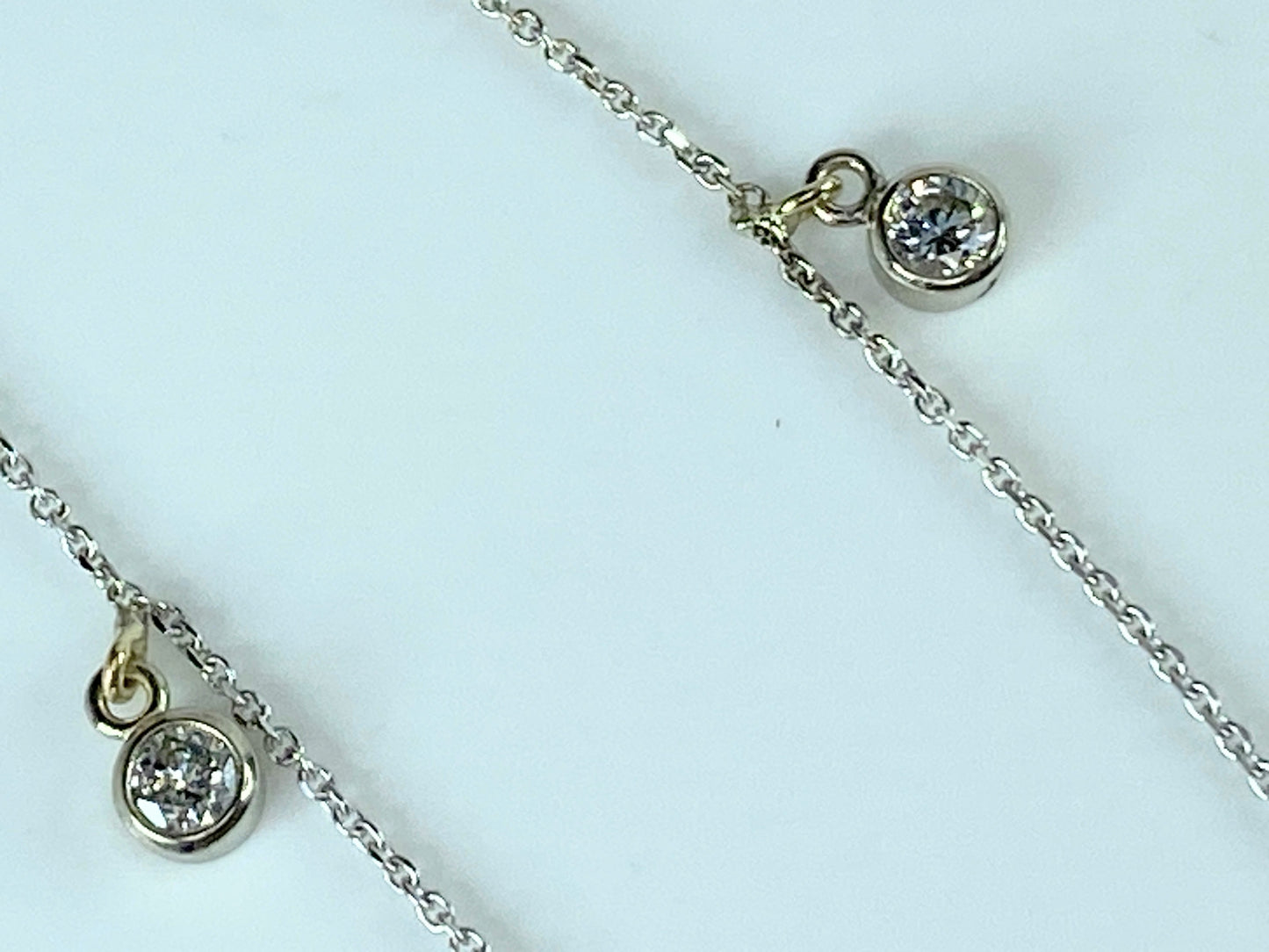 18K white gold 0.55ct Round brilliant diamond bracelet 7 3/4" JR9872