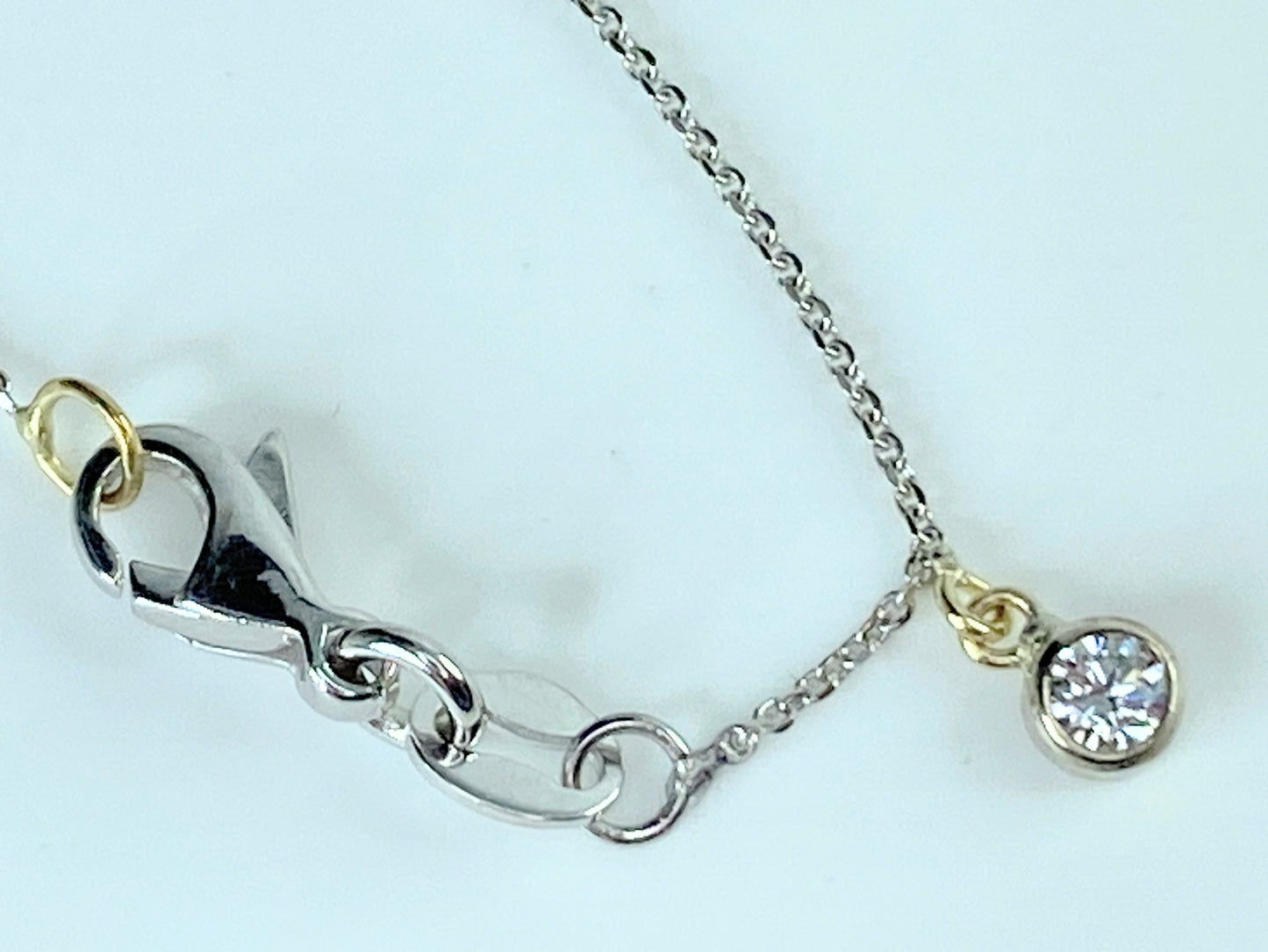 18K white gold 0.55ct Round brilliant diamond bracelet 7 3/4" JR9872