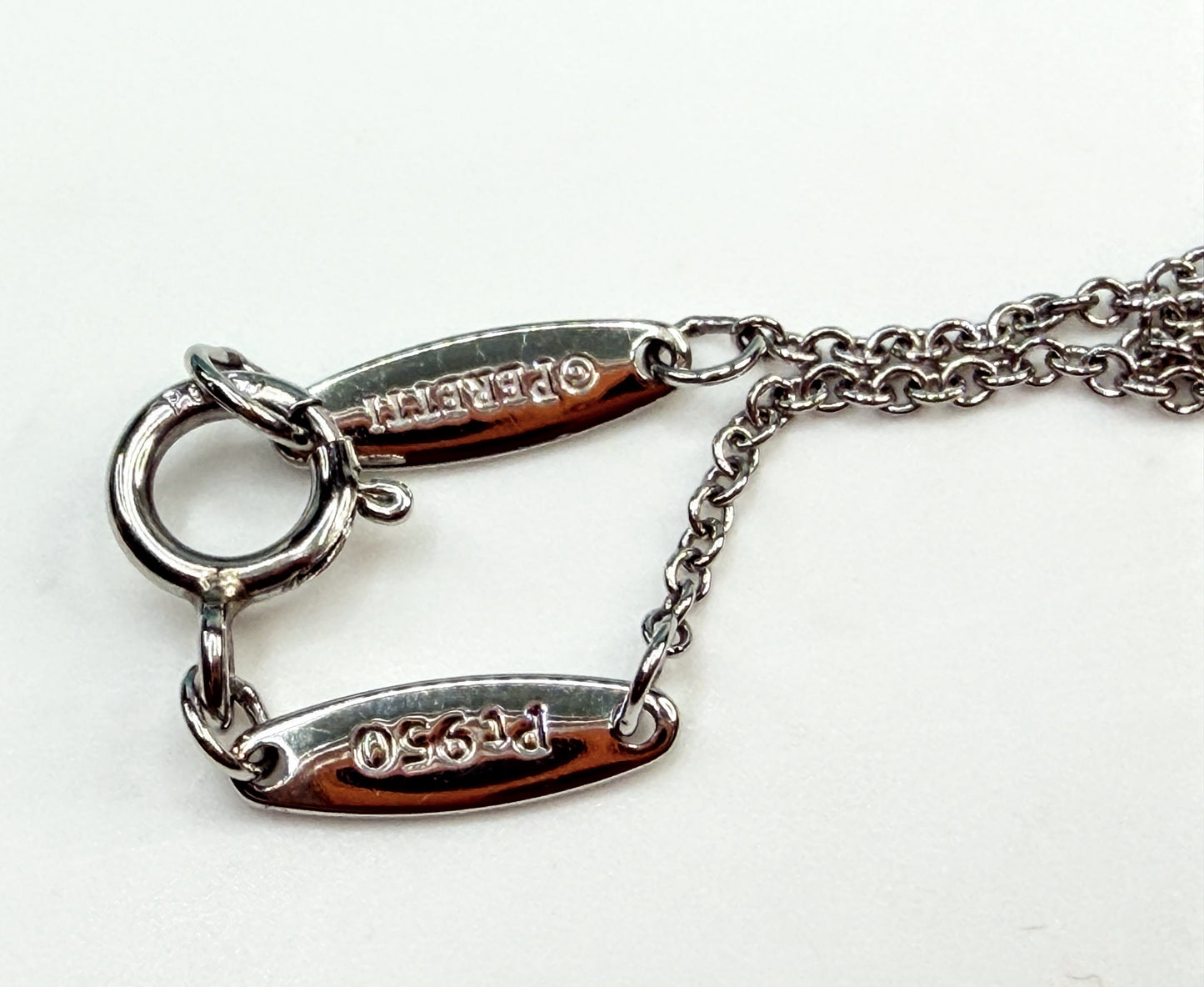 Vintage Tiffany & Co Elsa Peretti Diamond by the Yard Platinum Necklace JR1579