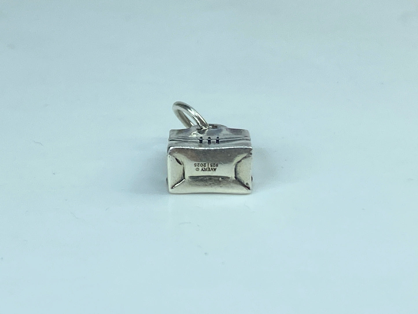 Retired James Avery sterling silver Shopping Bag Charm JR1038
