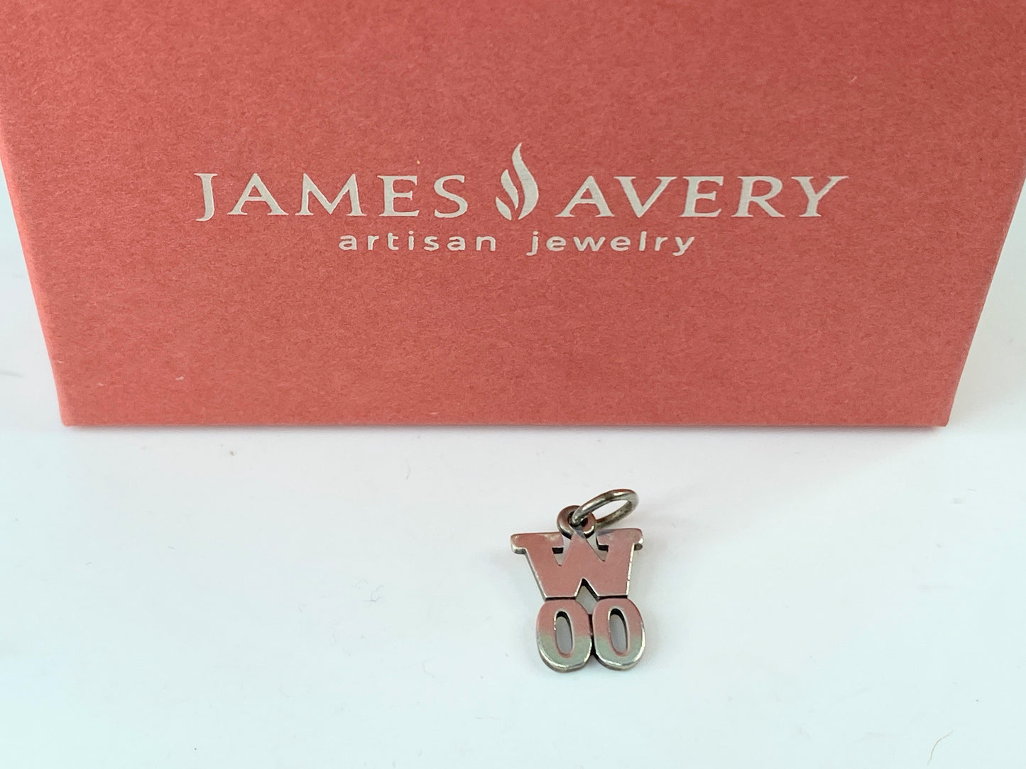 Rare James Avery Sterling Silver Camp Waldemar W00 Charm w/box JR548
