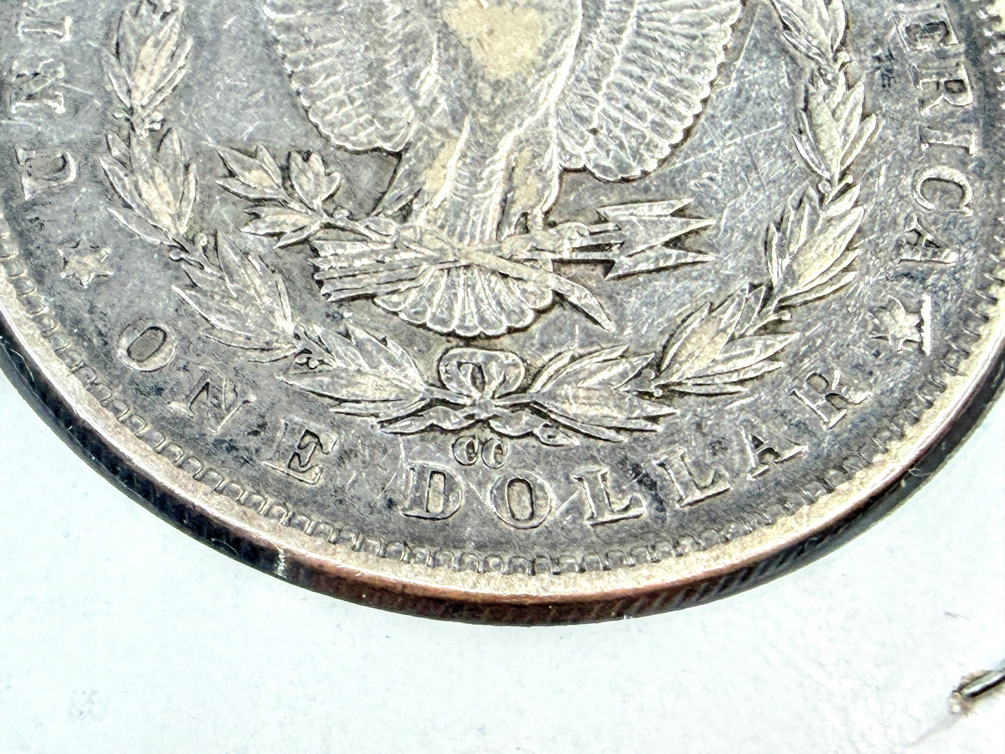1890-CC Morgan Silver Dollar Carson City Key Date Coin SS334