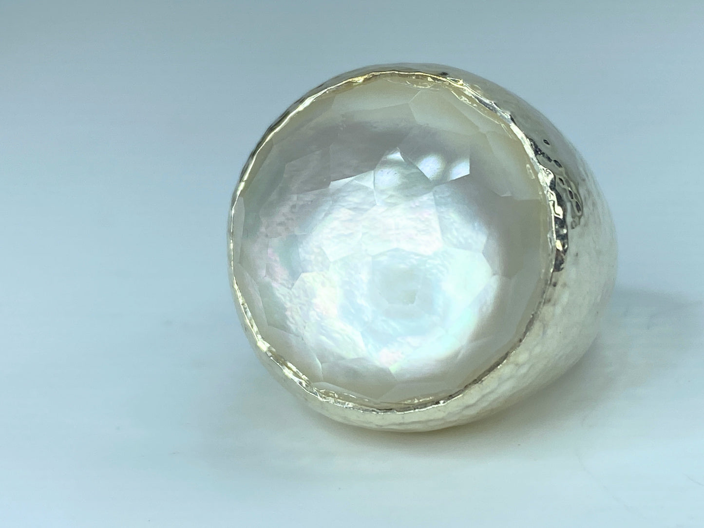 Ippolita Sterling 925 Rock Candy Rainbow Ring in Rock Crystal JR9324