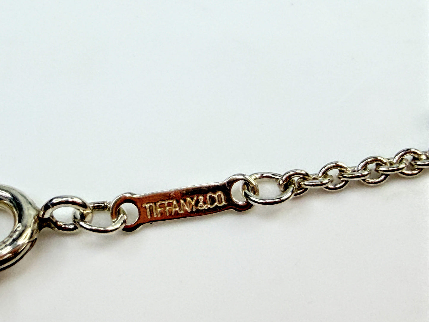 Tiffany & Co Signature Cross Silver 925 750 18K Gold Pendant Necklace 16" JR1571