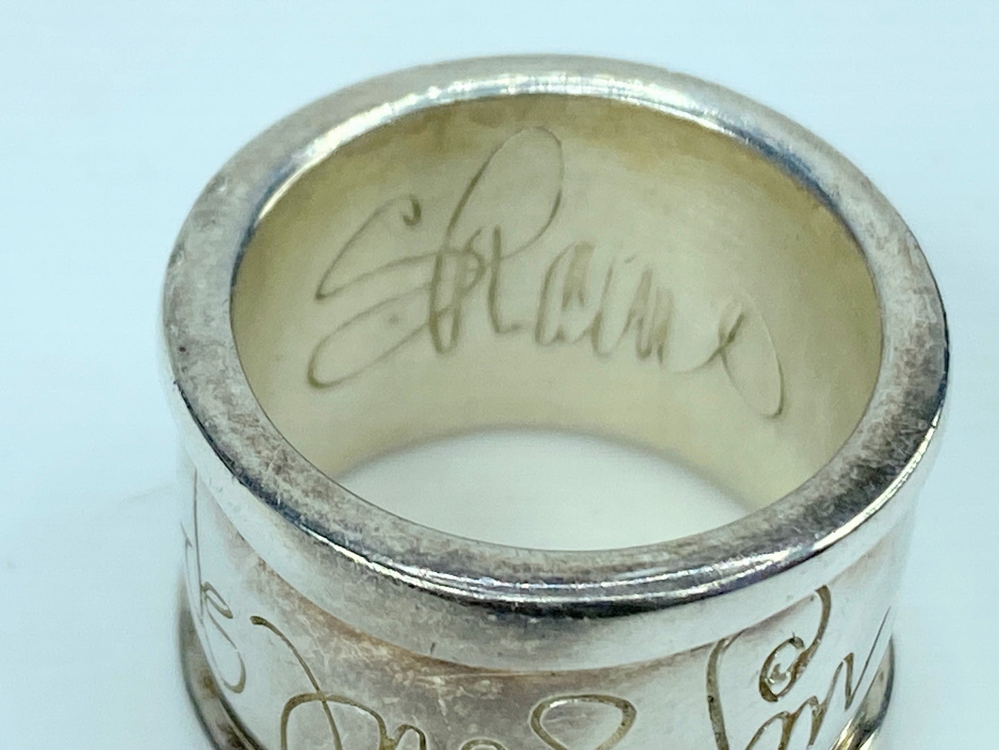 Milor Shawn Killinger 925 Sterling Silver "Hear My Soul Speak" Band RingJR1048