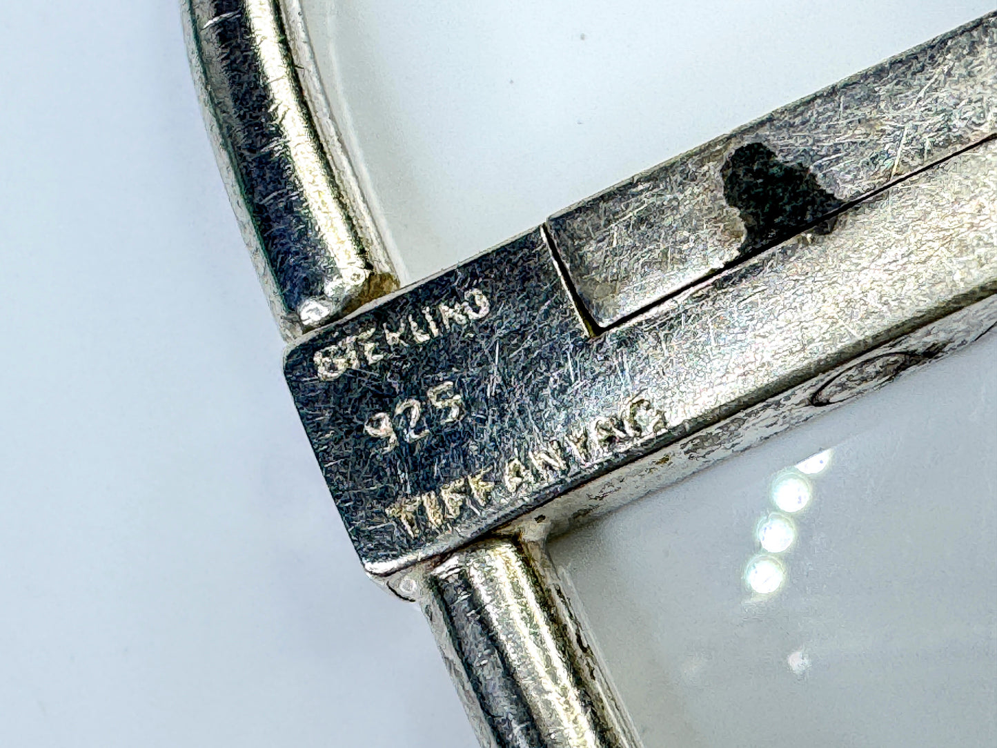Vintage Tiffany & Co. Sterling Silver Key Lock Padlock with Pouch SS430