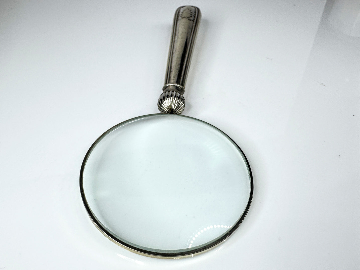 Vintage Charles W. Fletcher Sheffield Sterling Silver Magnifying Glass SS432