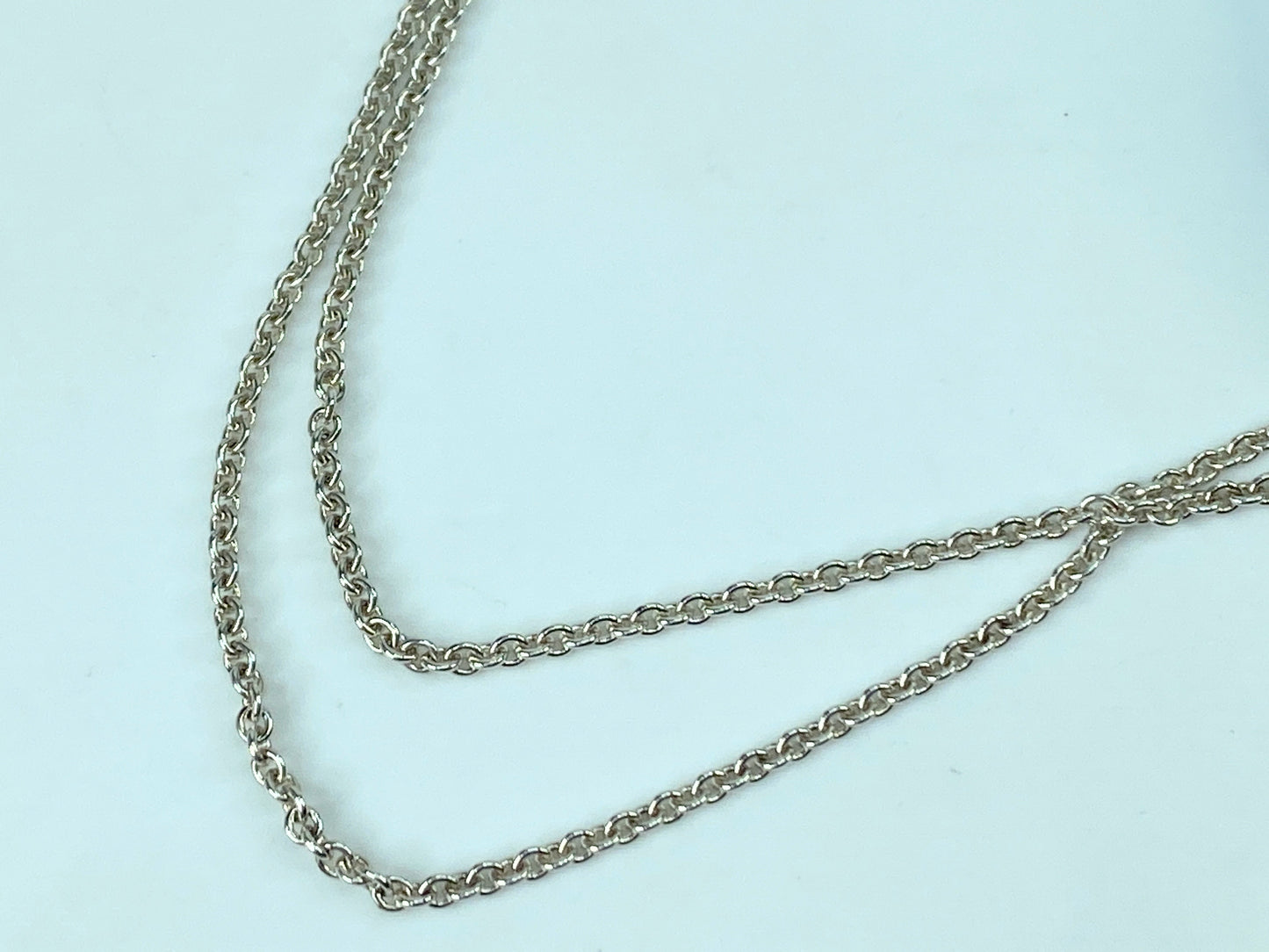 Tiffany & Co Elsa Peretti Sterling Silver X-large 35mm Open Heart Necklace JR540