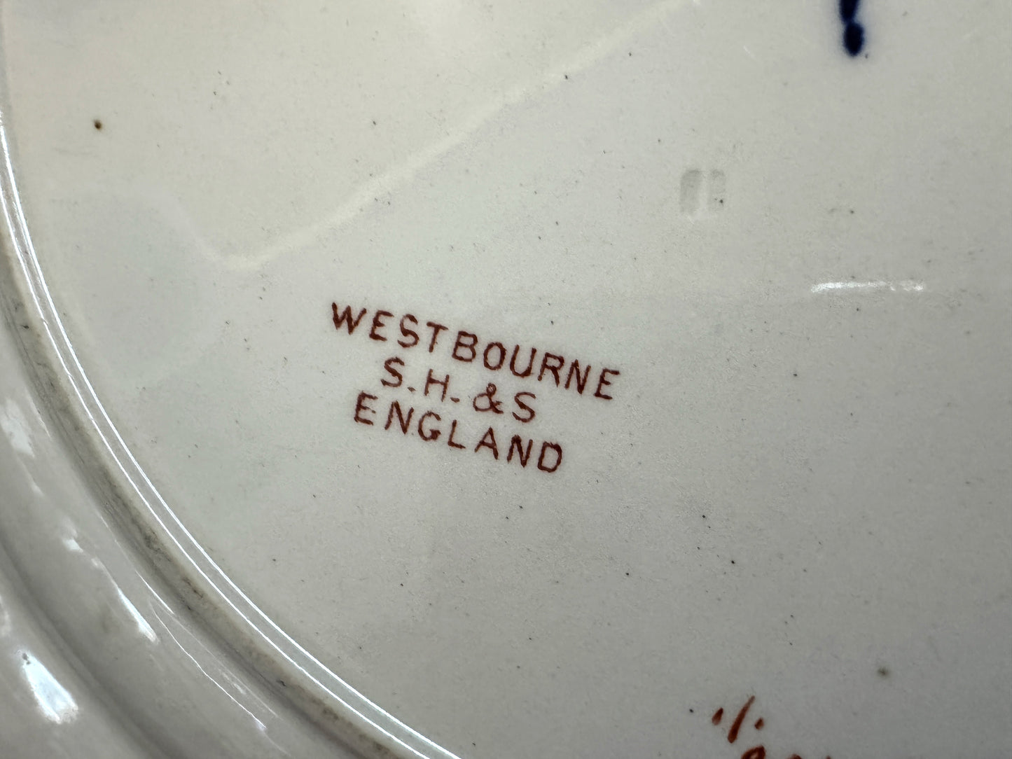 Antique Sampson Hancock Westbourne Imari Plate 10.25" set of two England A1093