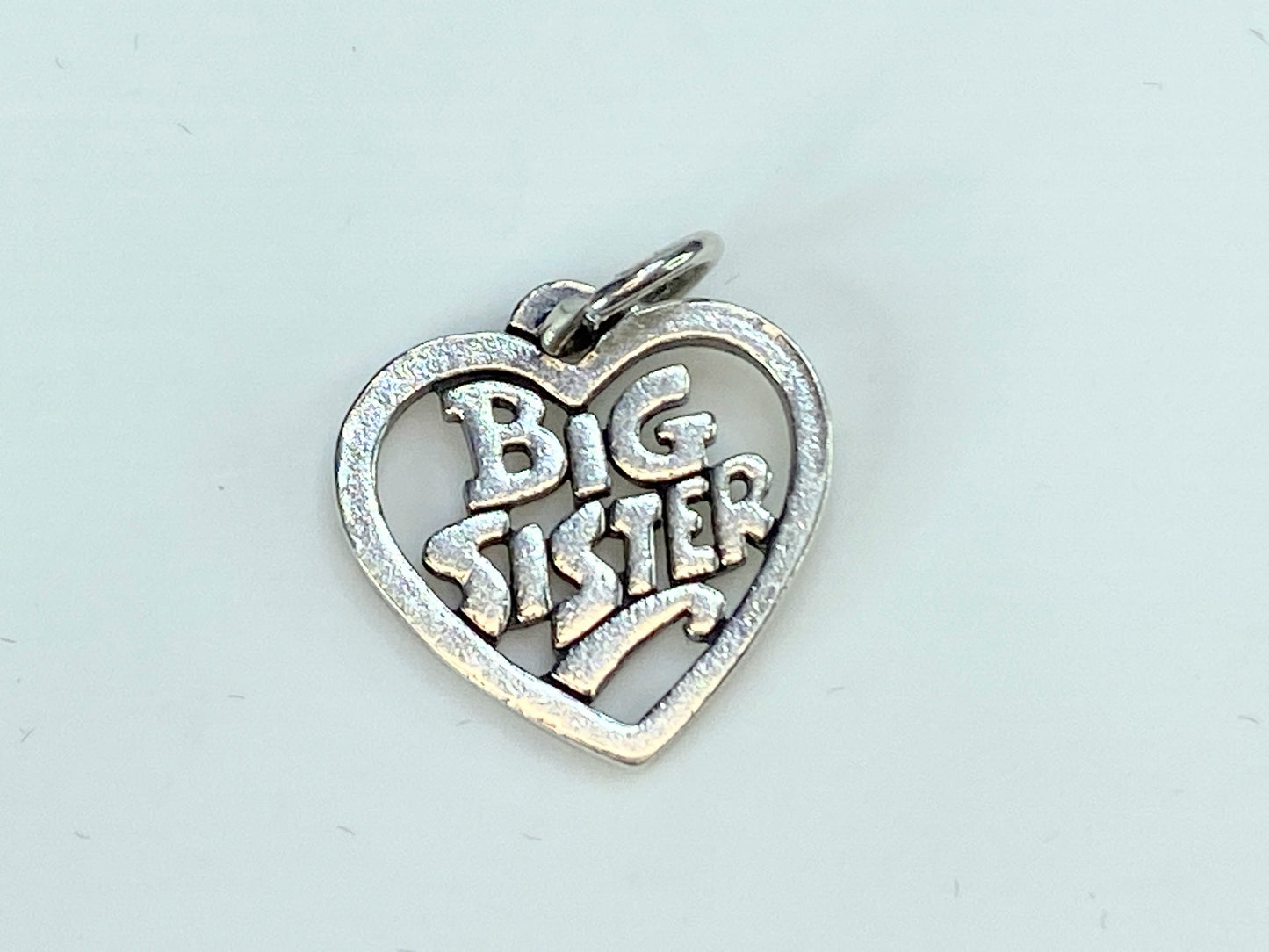 James Avery Sterling silver Big Sister Heart Charm 1.7g JR9805