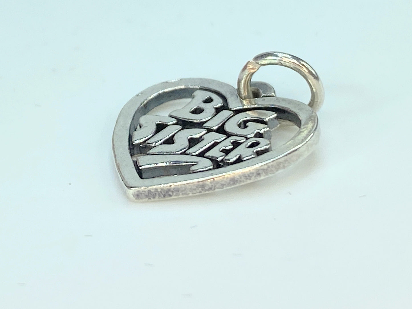 James Avery Sterling silver Big Sister Heart Charm 1.7g JR9805