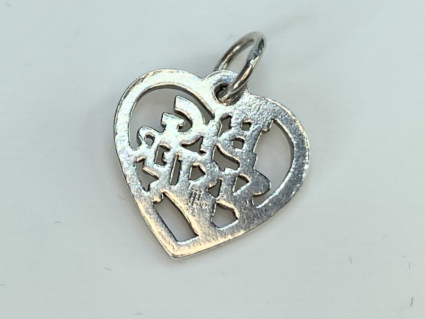 James Avery Sterling silver Big Sister Heart Charm 1.7g JR9805