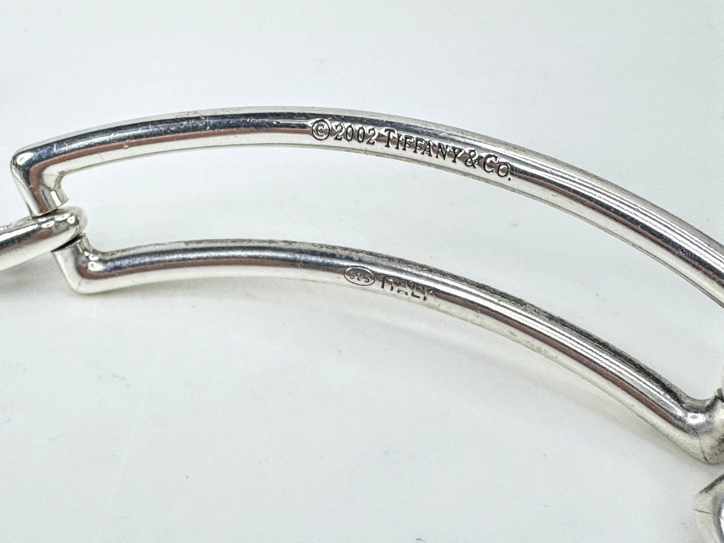 Tiffany & Co. Rectangle Link Hard Wear Choker Necklace 16" JR1783