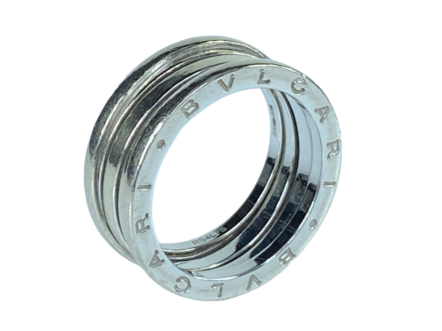 Bvlgari B.zero1 three-band ring in 18 kt white gold