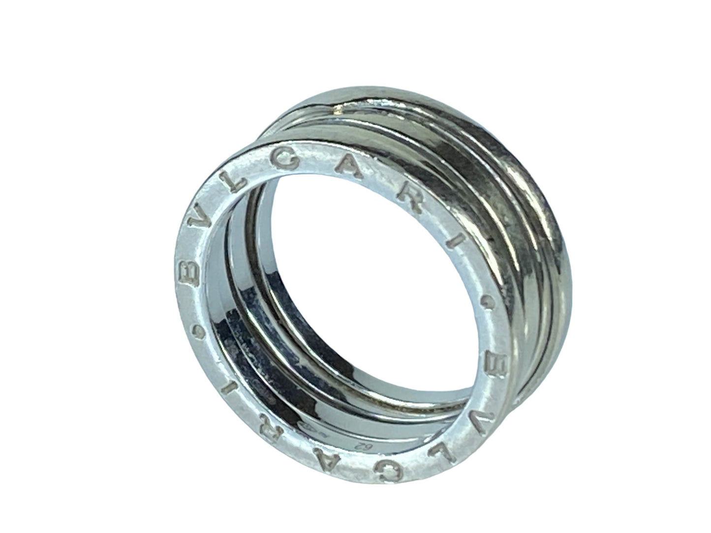 Bvlgari B.zero1 three-band ring in 18 kt white gold