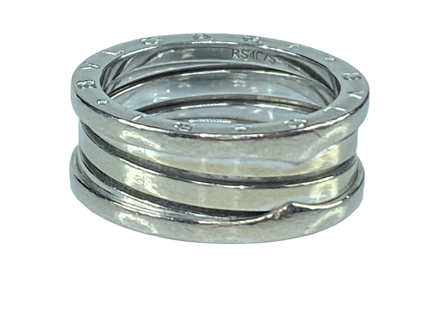 Bvlgari B.zero1 three-band ring in 18 kt white gold