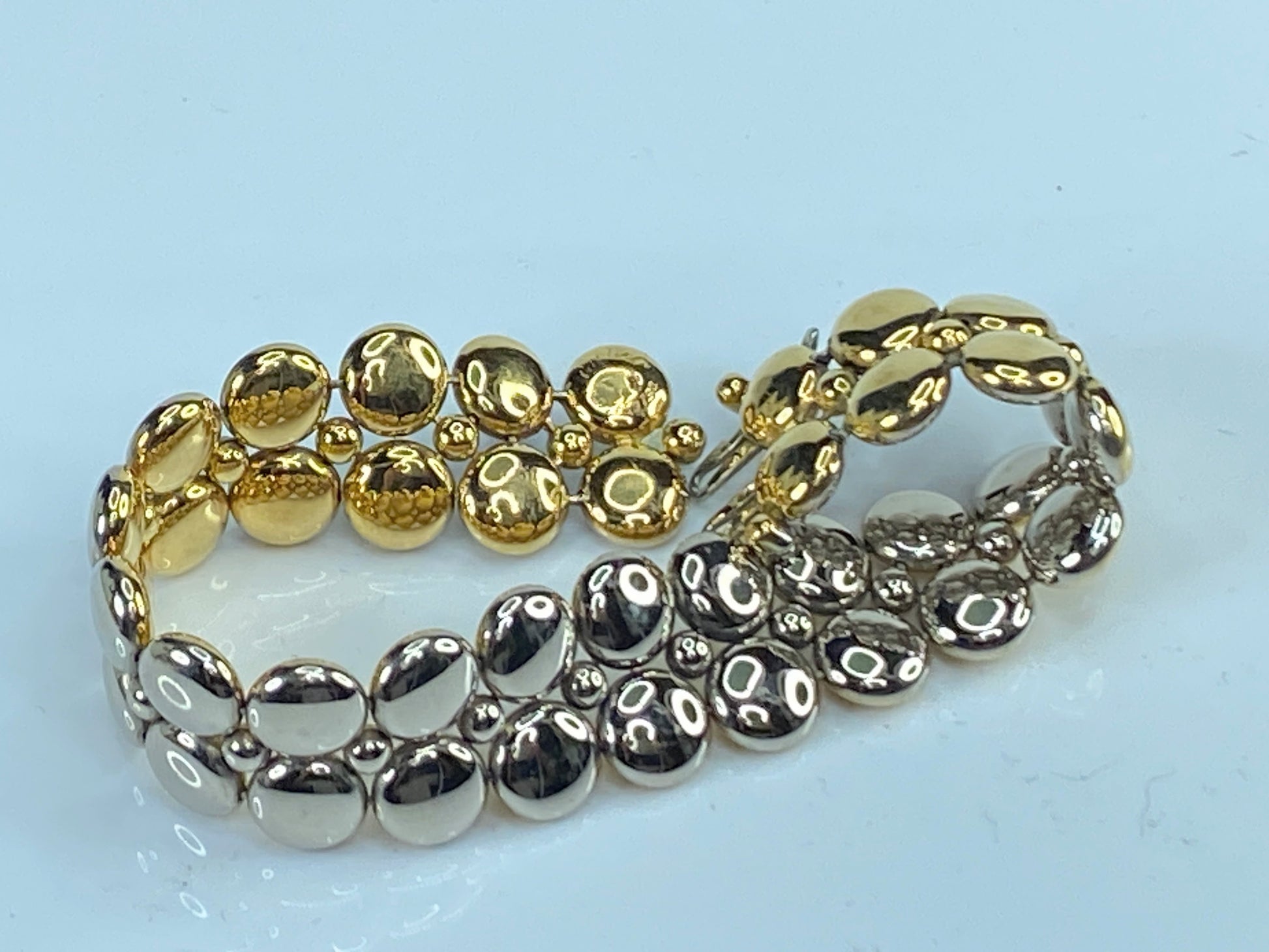 Cartier Honeymoon®️ reversible 18K white & Yellow gold bracelet